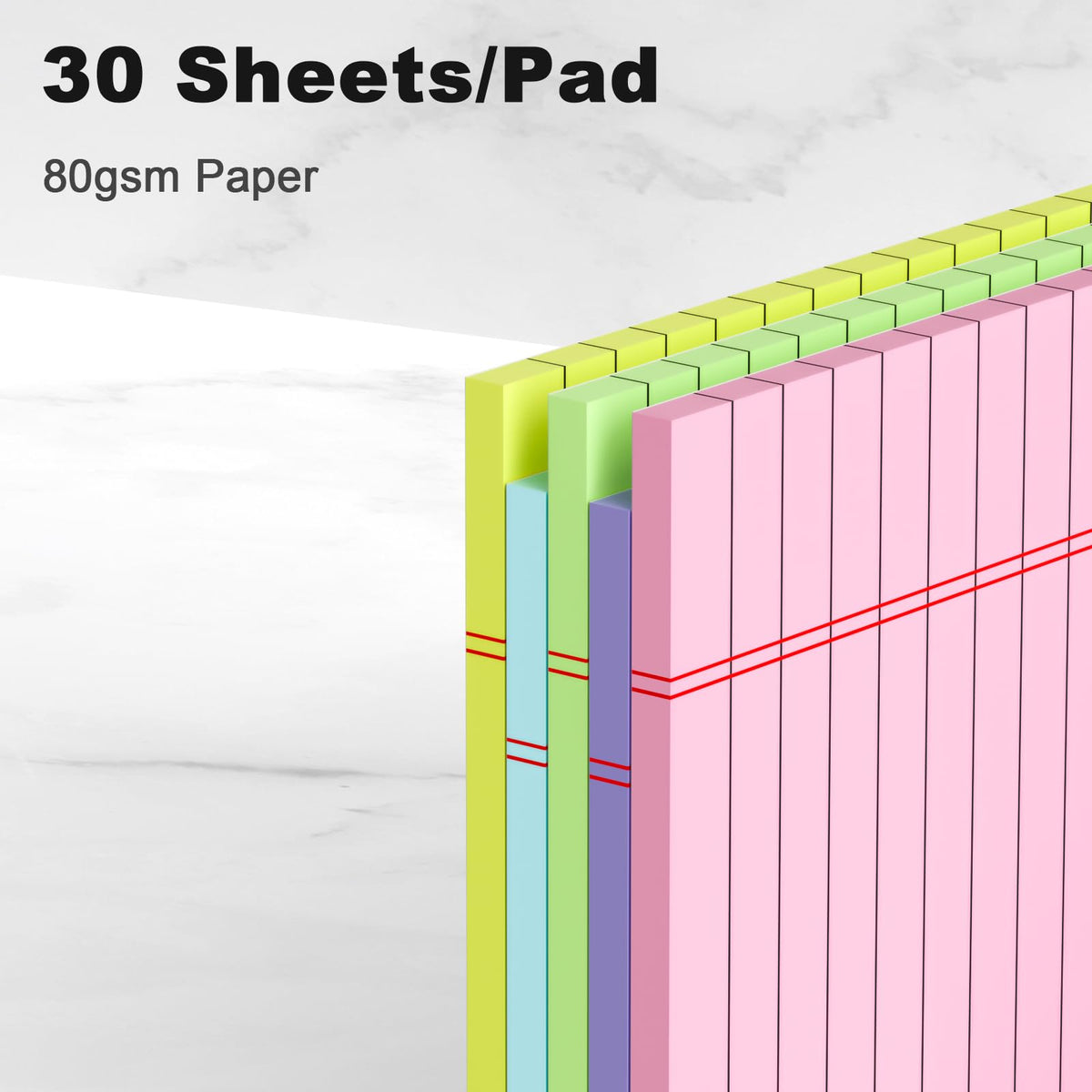 AILZFEI 6pcs Small Note Pad 5x8 College Ruled Legal Pads Paper Notepads 6 Pack Study Back Writing Pads 5 x 8 Legal Pads Perforated Narrow Ruled Pads of Paper White Father Jim Norris notebooks