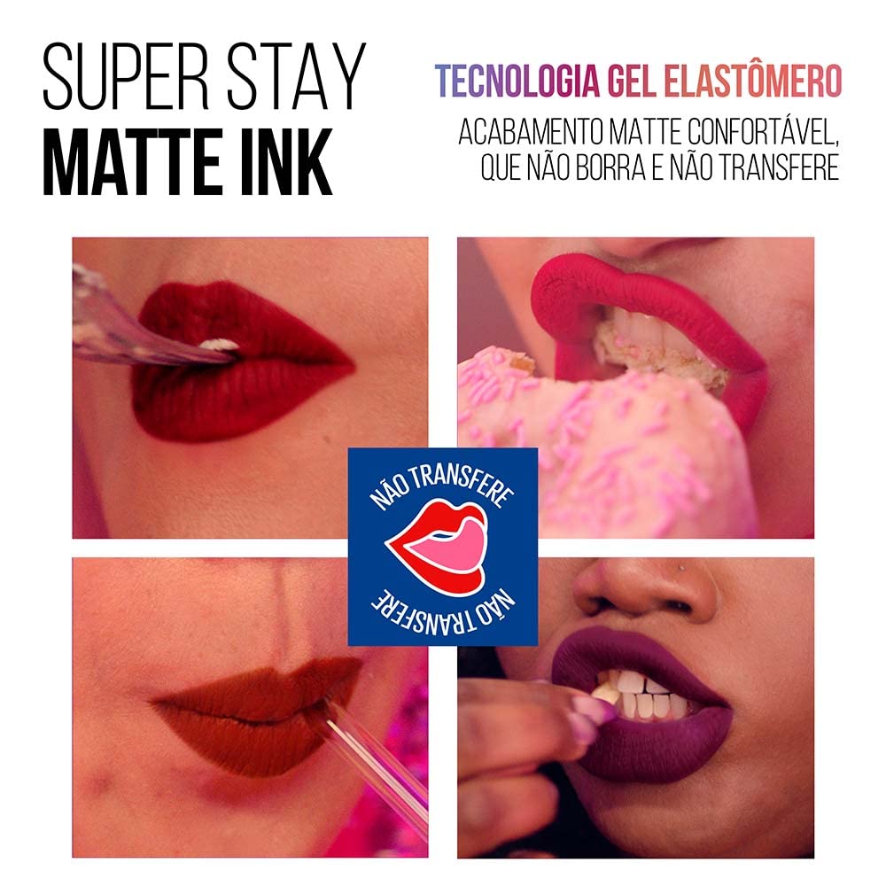Maybelline Super Stay Matte Ink Liquid Lip Color, Moodmakers Lipstick Collection, Long Lasting, Transfer Proof Lip Makeup, Euphoric, 1 Count