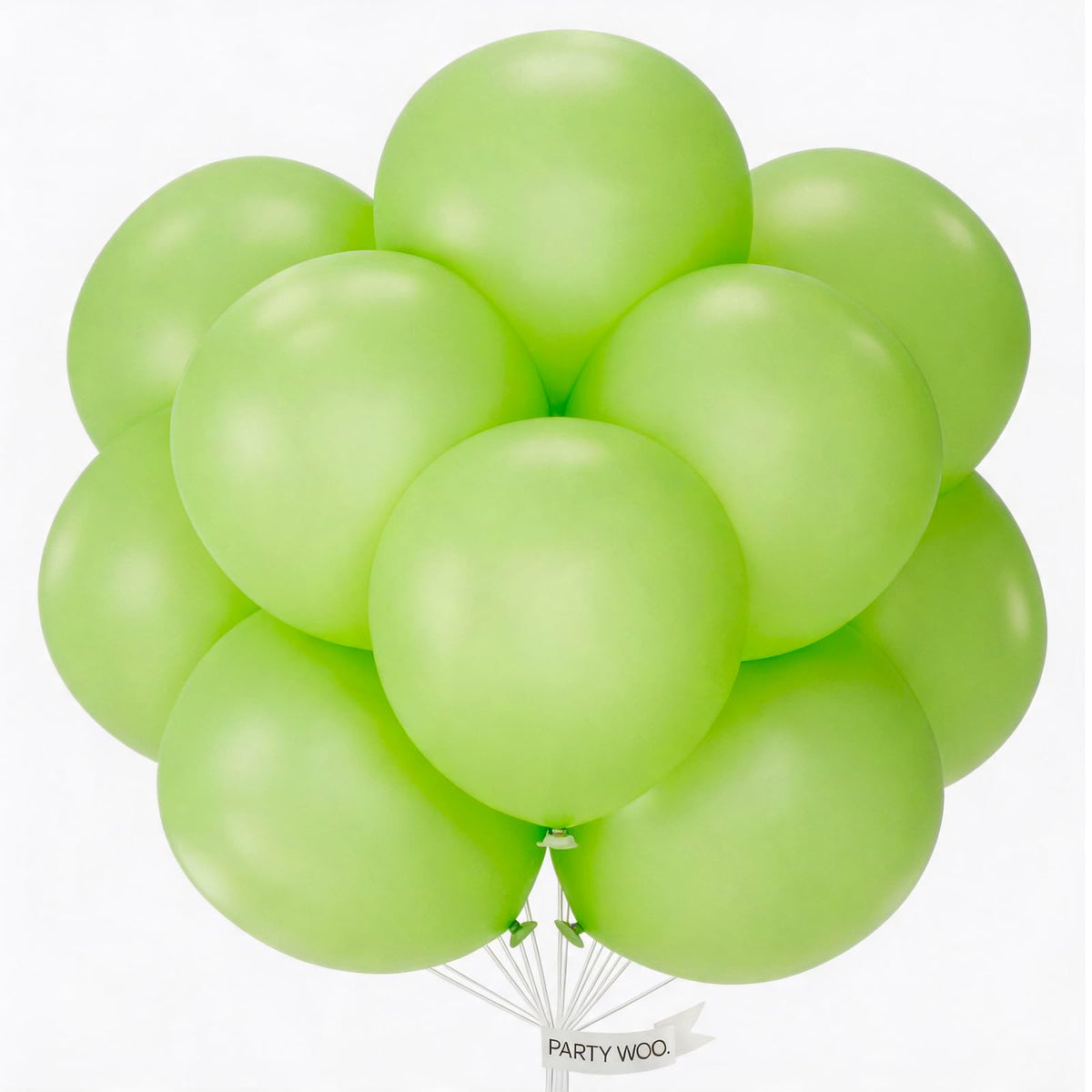 PartyWoo Assorted Colors Rainbow Balloons 50pcs Multicolor Colorful Color