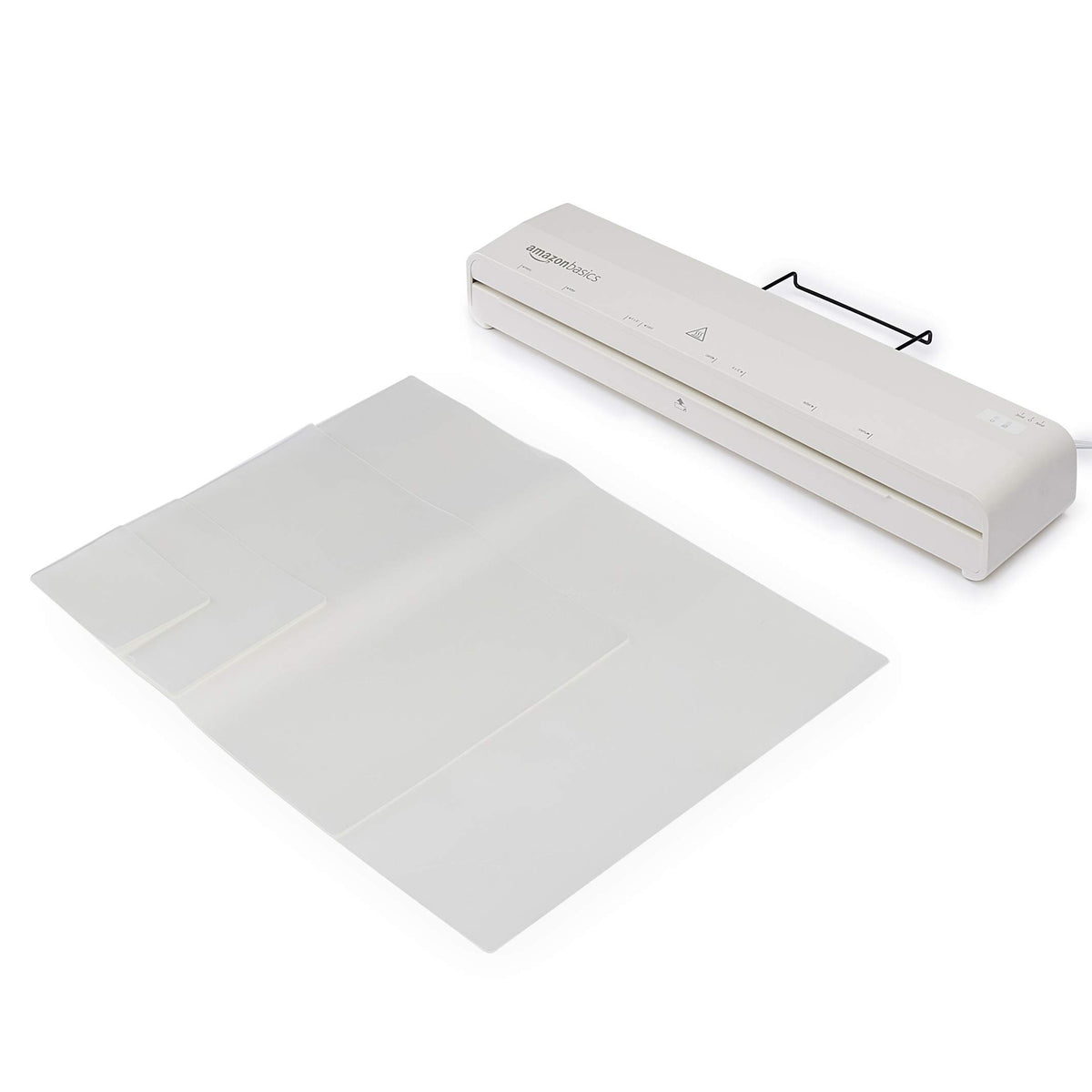Amazon Basics 9-Inch Thermal Laminator Machine with Quick Warm-Up, 2 Heat Settings, Jam Release for Documents and Photos, White Father Jim Norris notebooks