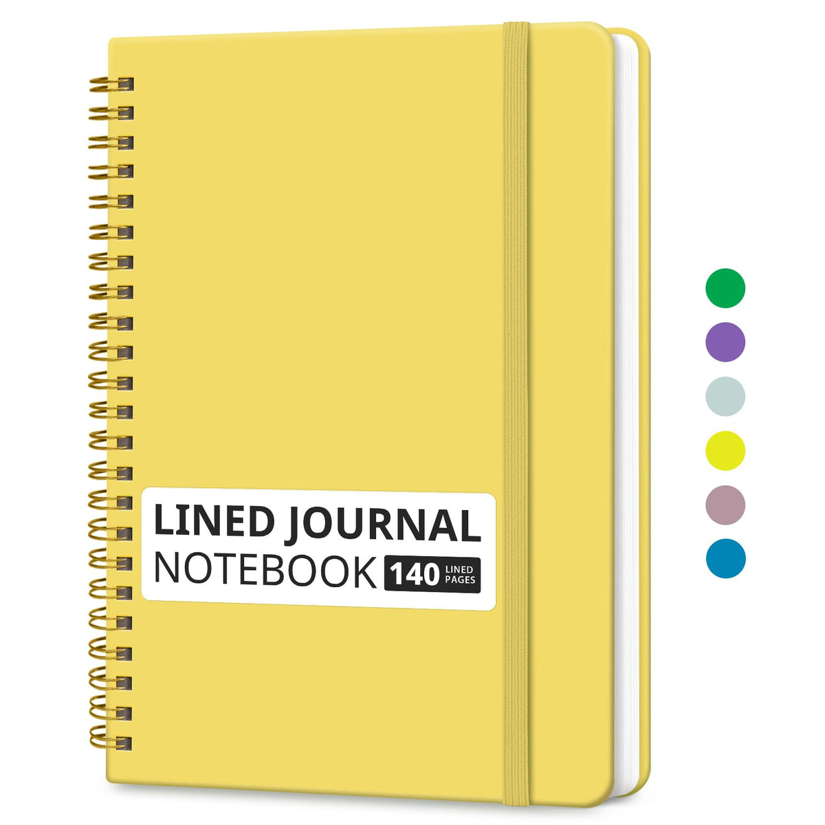 Taja Lined Spiral Notebook for Work, 5.7"x7.9" Spiral Journal College Ruled Father Jim Norris notebooks