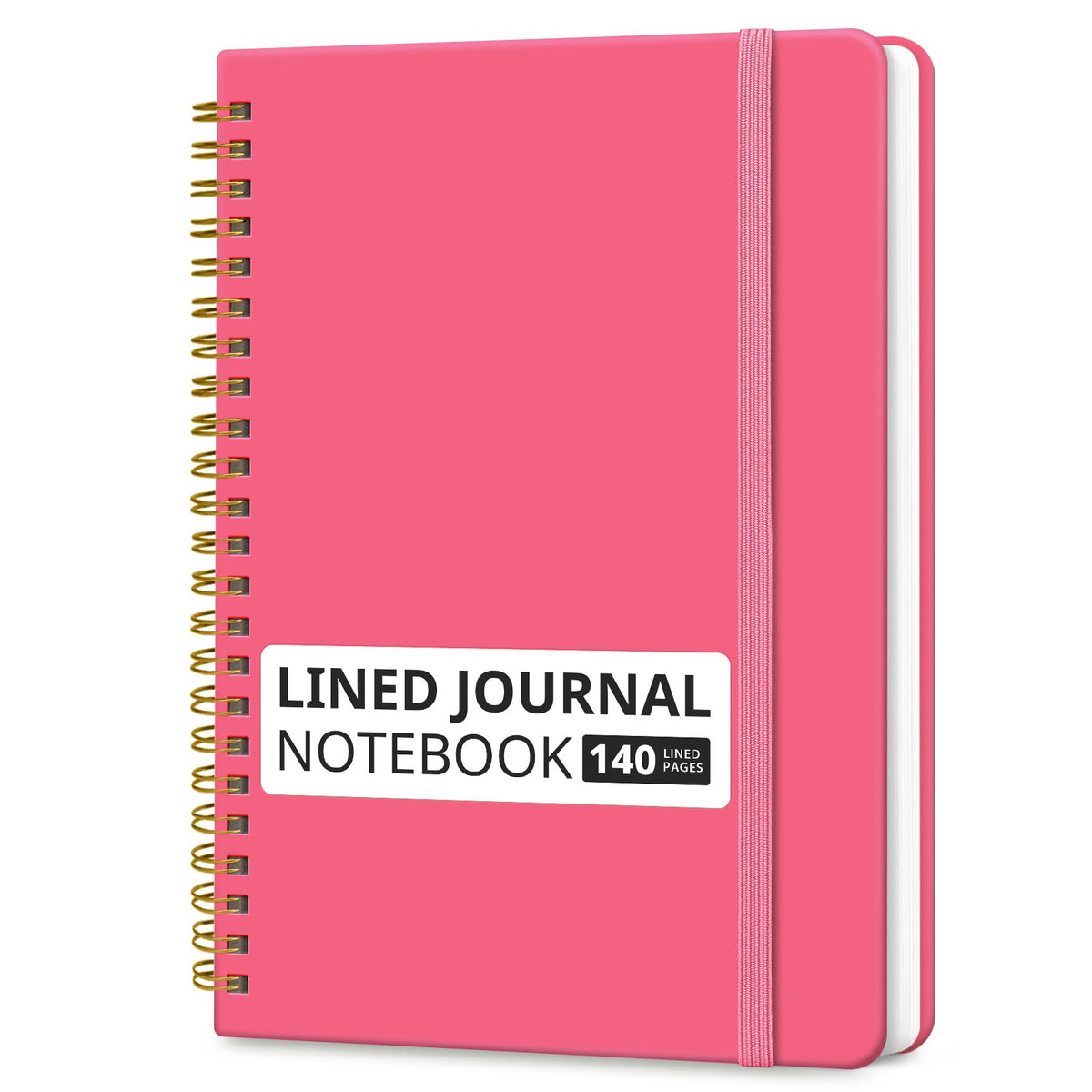 Taja Lined Spiral Notebook for Work, 5.7"x7.9" Spiral Journal College Ruled Father Jim Norris notebooks