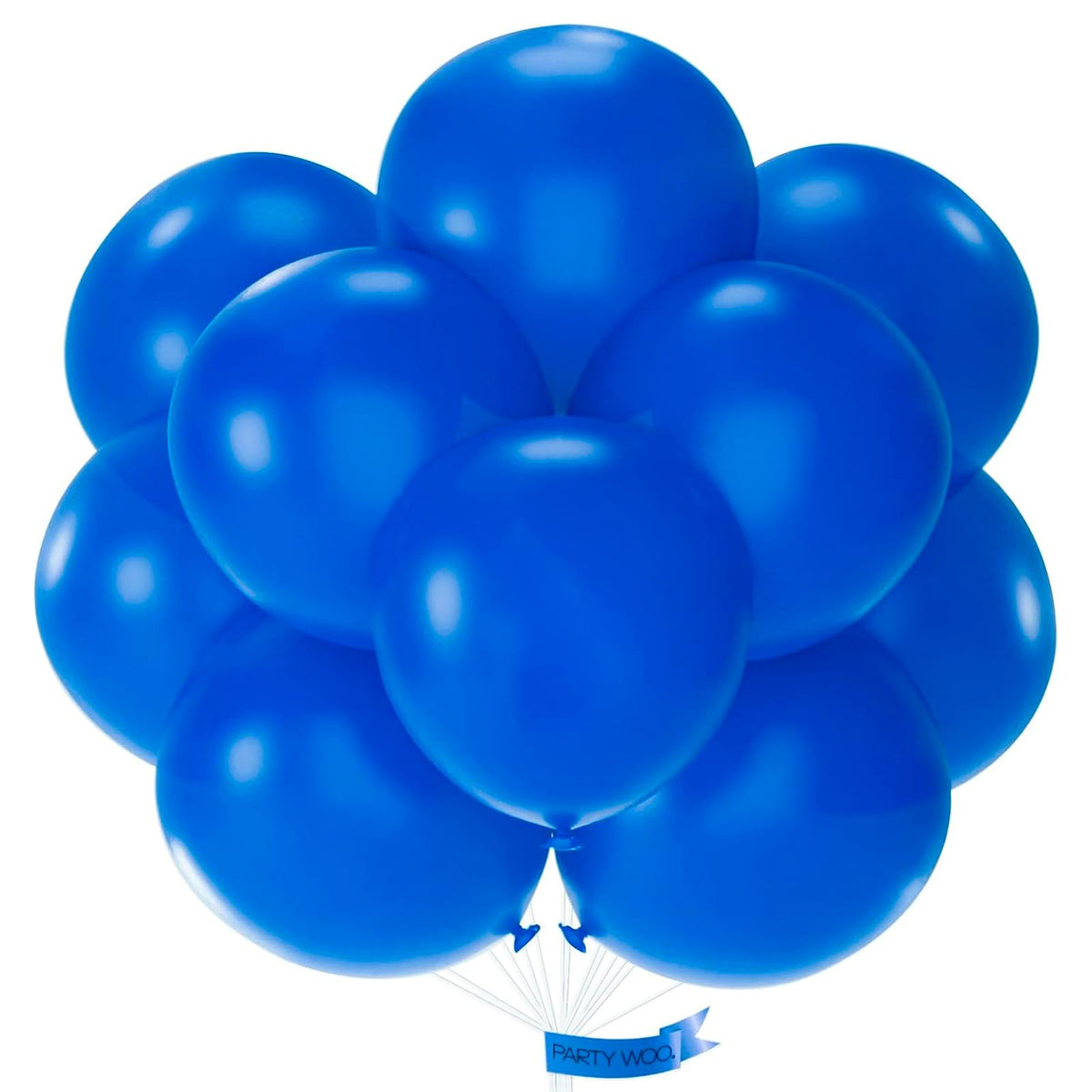 PartyWoo Assorted Colors Rainbow Balloons 50pcs Multicolor Colorful Color