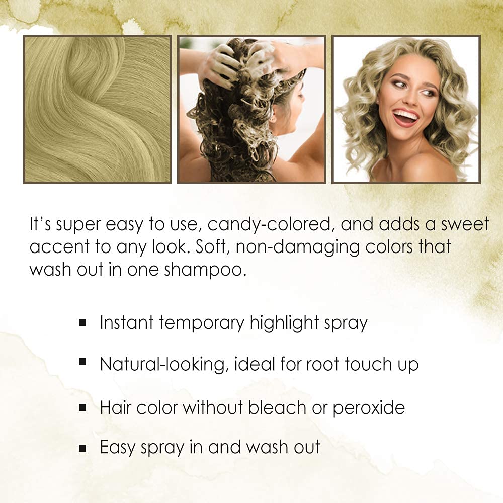Punky Temporary Hair Color Spray Washes Out Tiger Orange, 3.5 oz, 1 Pack