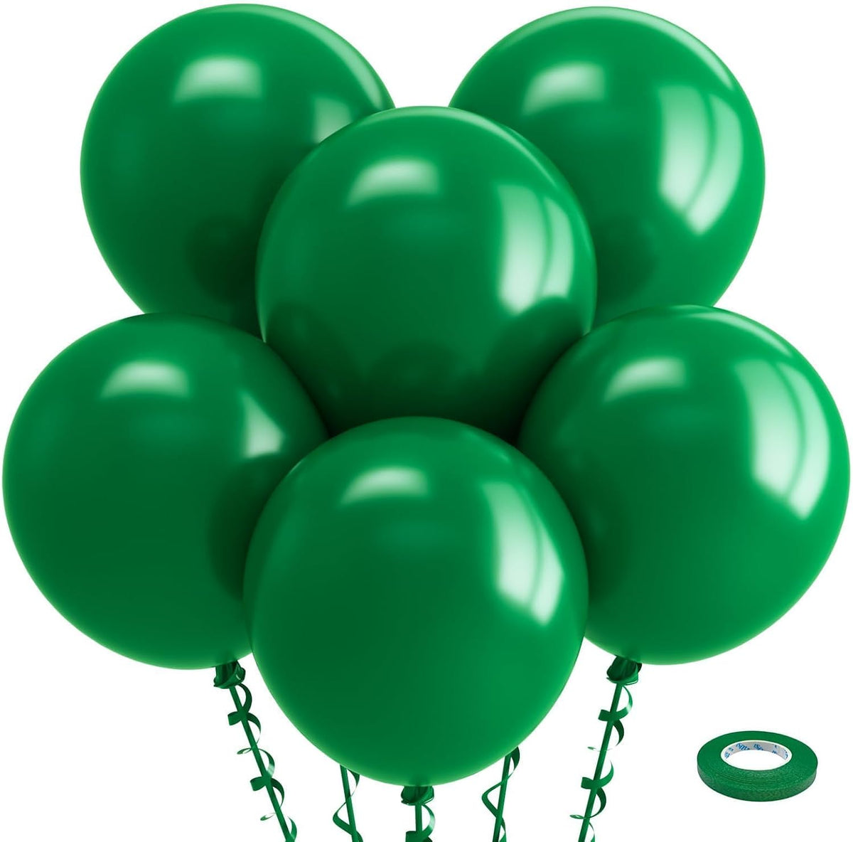 Bezente Assorted Latex Rainbow Balloons 100 Pack 12 inch