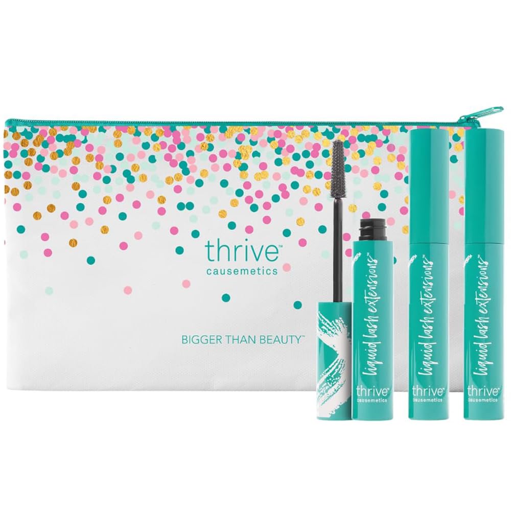 Thrive Causemetics Liquid Lash Extensions Mascara, Brown Black Shade Father Jim Norris notebooks