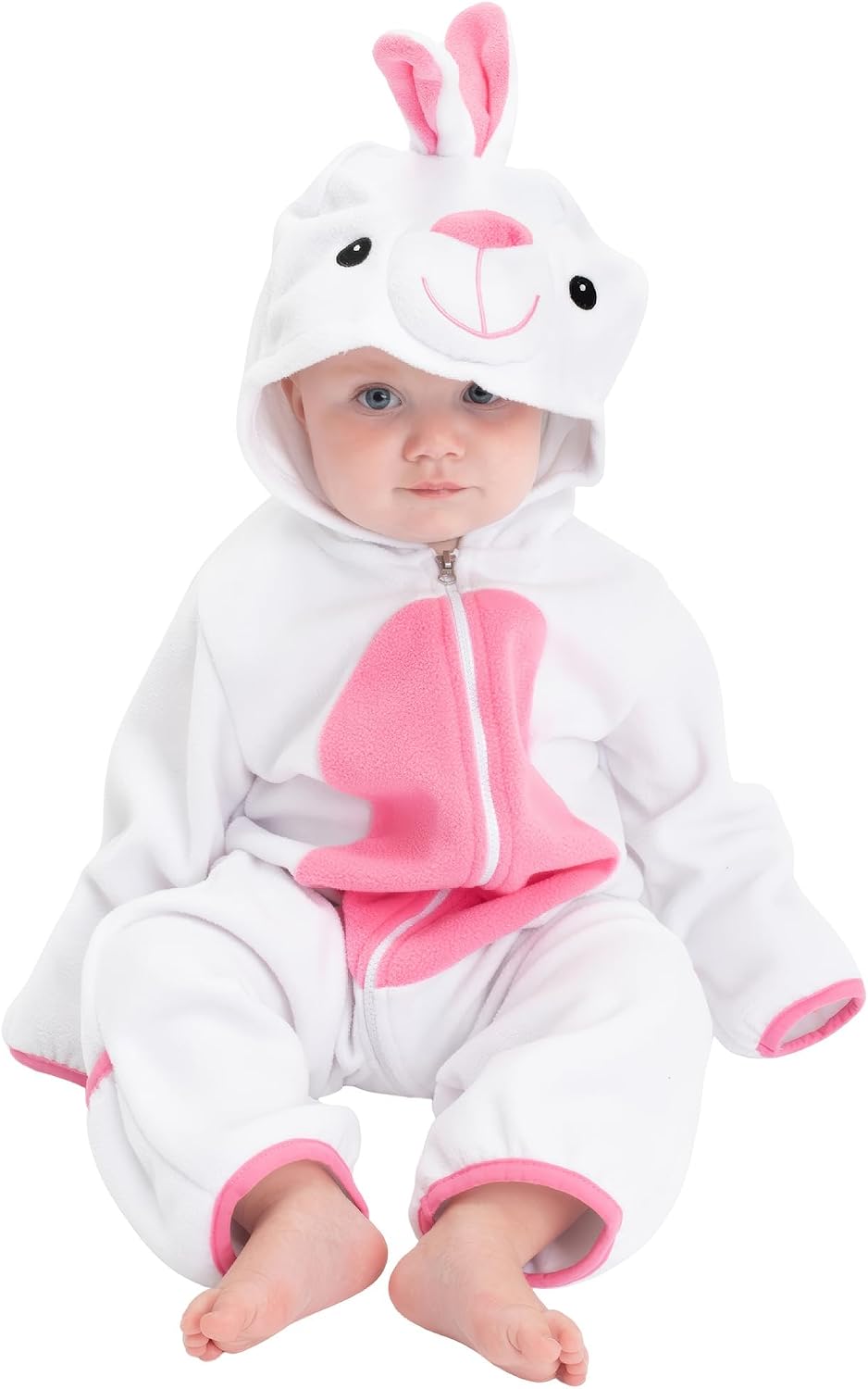 Cuddle Club Fleece Baby Bunting Bodysuit Hoodie, Newborn - 5T