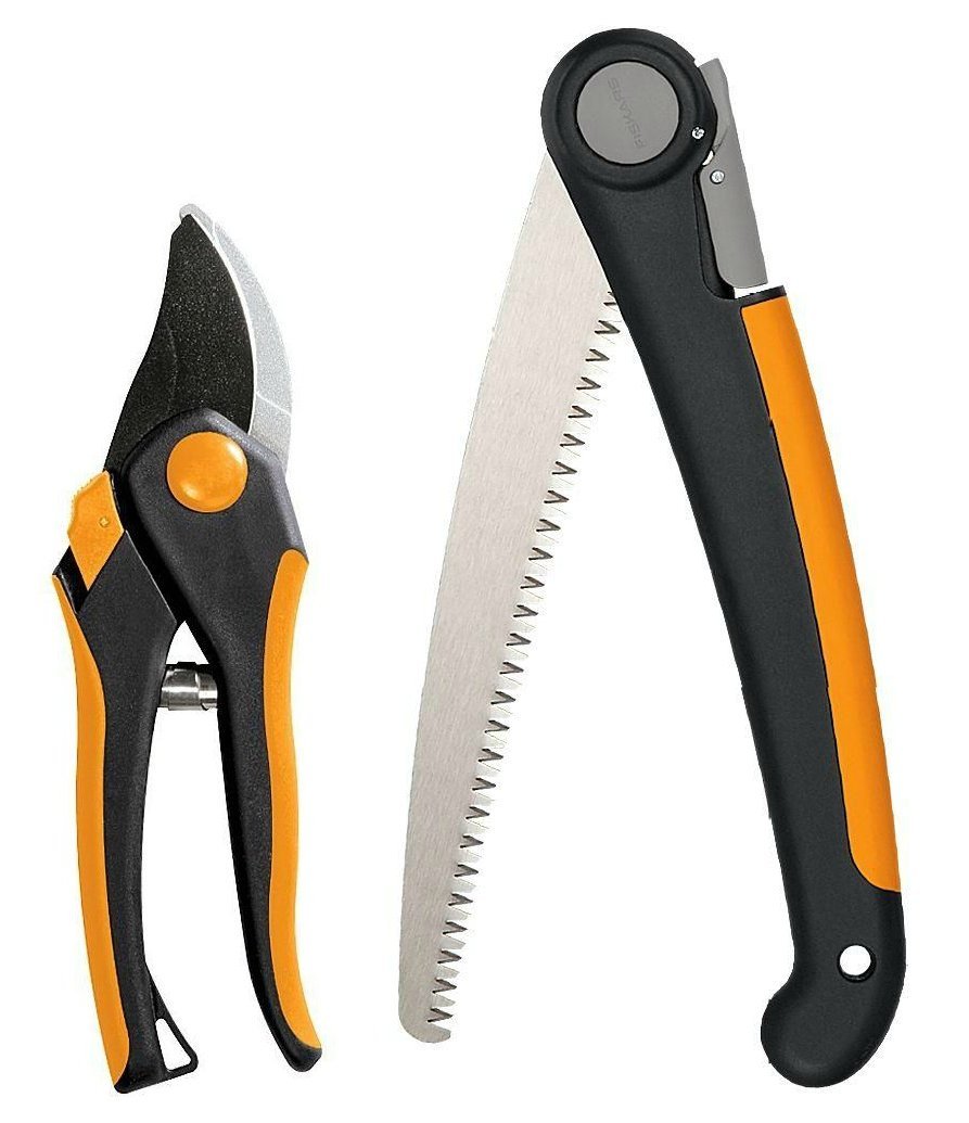Fiskars 2-Piece Garden Tool Set, Pruning Shears & Vegetable Scissors Father Jim Norris notebooks