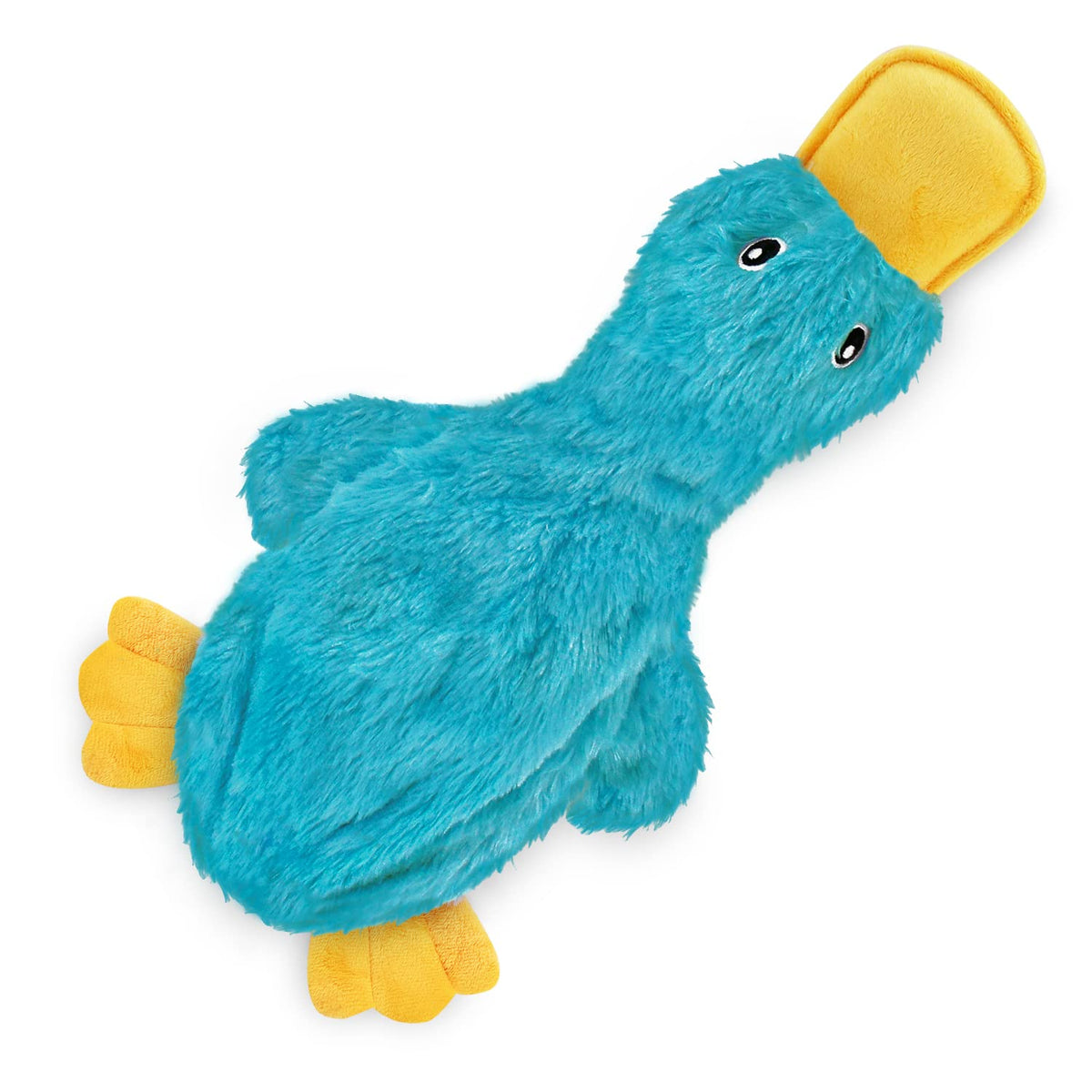Best Pet Supplies Interactive Squeaky Dog Toy - Crinkle Duck, Blue Father Jim Norris notebooks
