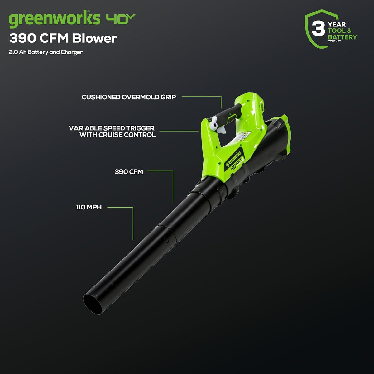 Greenworks 40V 12 in String Trimmer & 390 CFM Blower Combo, 2.0 Ah Battery Father Jim Norris notebooks