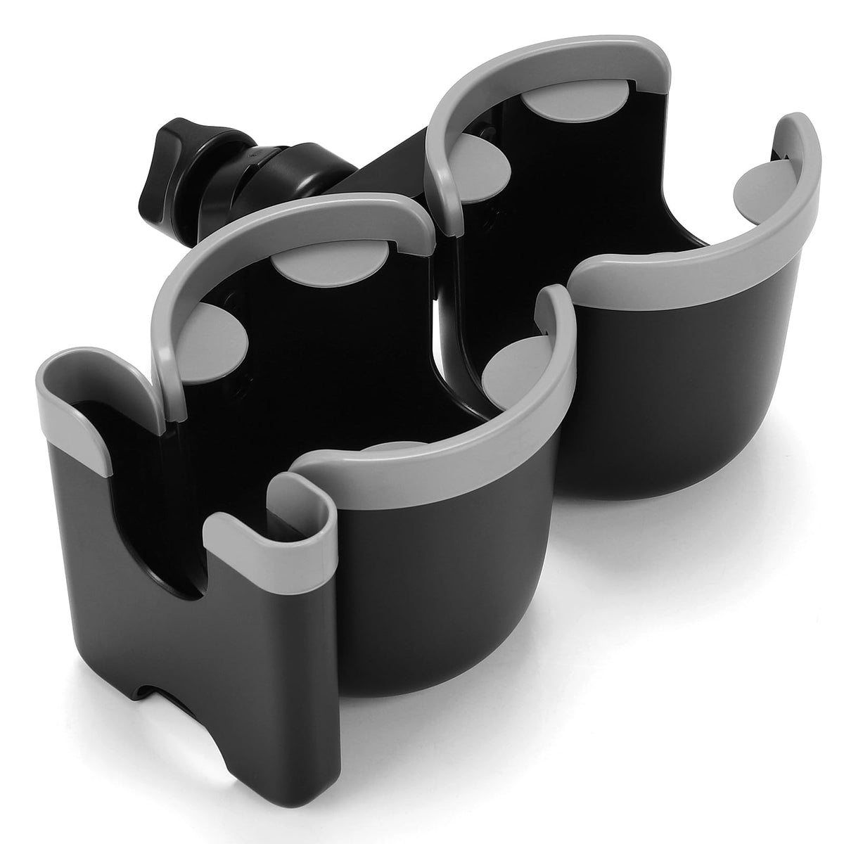 Accmor Stroller Cup Holder with Phone Holder, Bike Cup Holder, Walker Scooter Wheelchair Cup Holder Attachment, Universal Cup Holder for Uppababy Graco Strollers