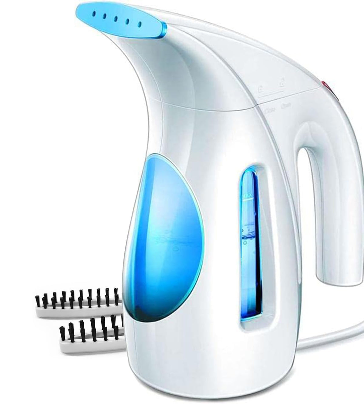 HiLIFE Steamer for Clothes, Portable Handheld Clothing Steamer, 240ml Big Capacity, 700W, Strong Power, Fabric Quick Wrinkle Remover with Brush for Home, Office(ONLY 120V)(Ink Black)
