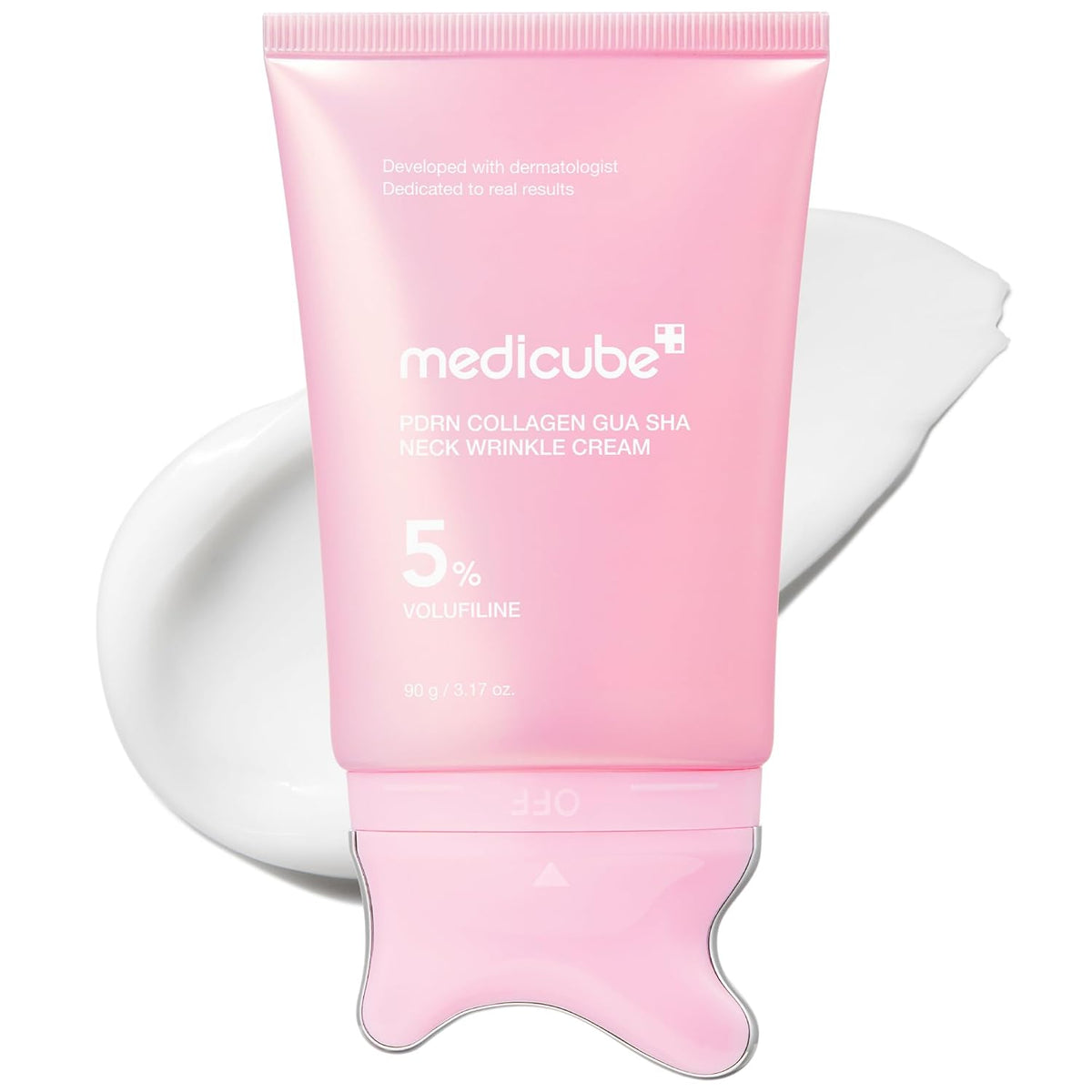 medicube PDRN Collagen Gua Sha Neck Wrinkle Cream - Firming, Contour Care Father Jim Norris notebooks