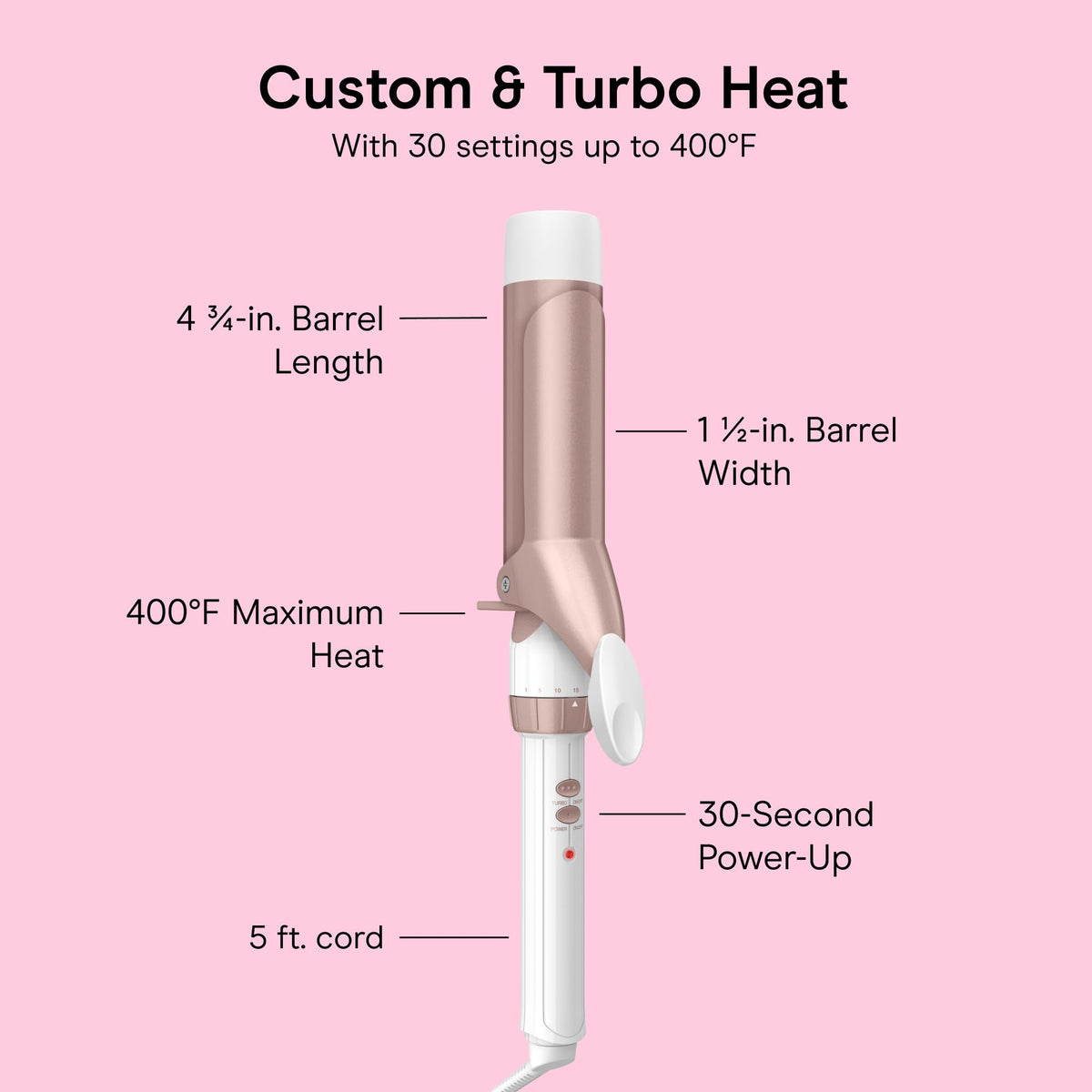 Conair Curling Iron, Double Ceramic, 1-in. Barrel, White/Rose Gold Father Jim Norris notebooks