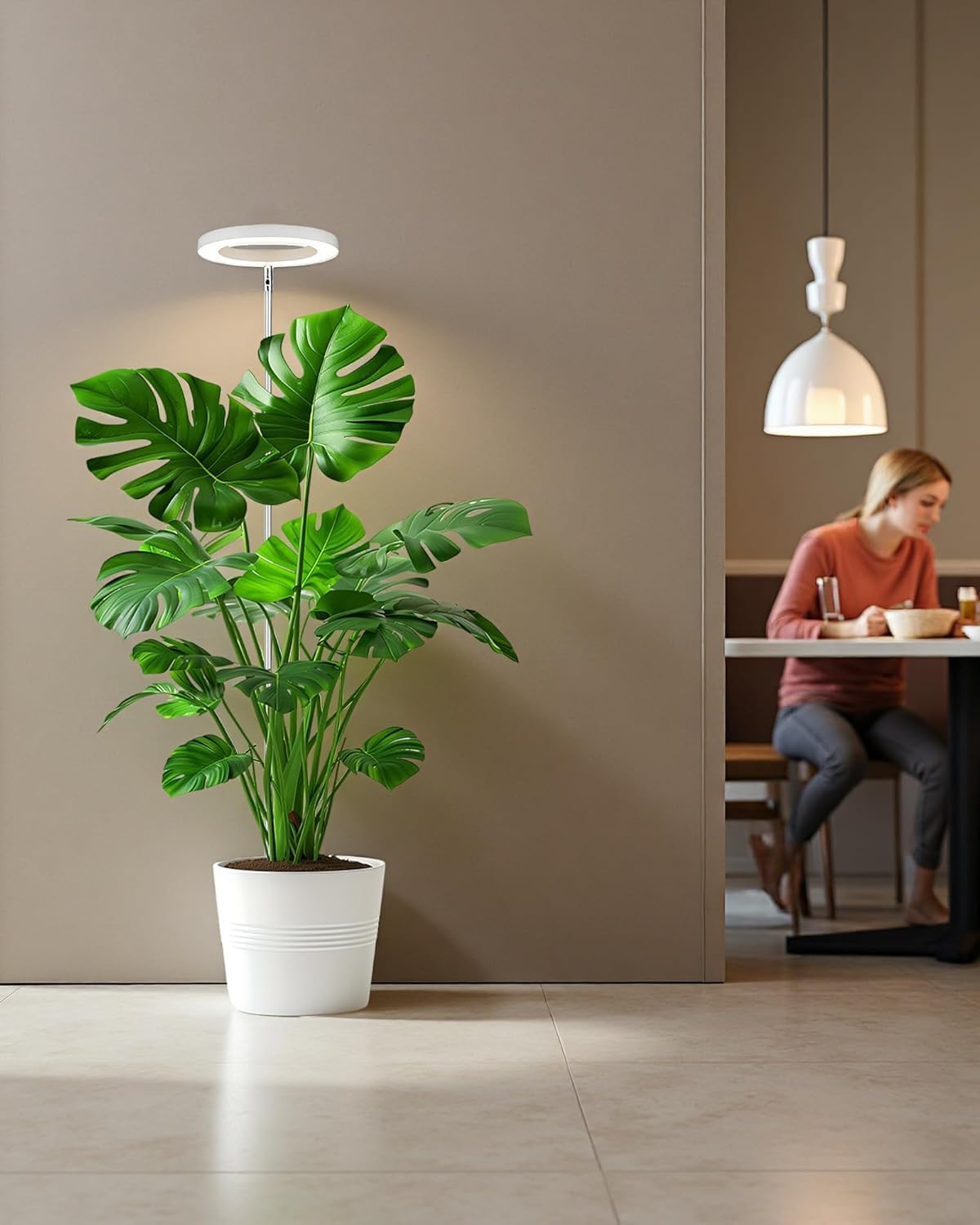 Yadoker 144 LEDs Full Spectrum Plant Grow Light for Indoor Plants,Height Adjustable, 6.3" Aluminum Housing,Automatic Timer with 8/12/16 Hours,10-Level Brightness,Black Plant Light with Base,2 Pack Father Jim Norris notebooks