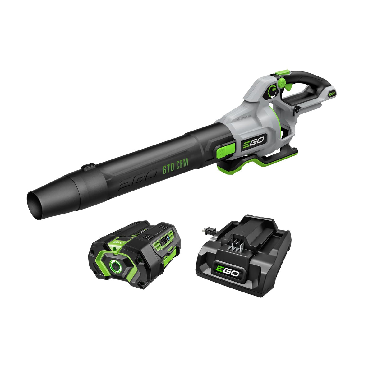 EGO POWER+ Cordless Electric Leaf Blower, 615 CFM, With Battery - LB6151 Father Jim Norris notebooks