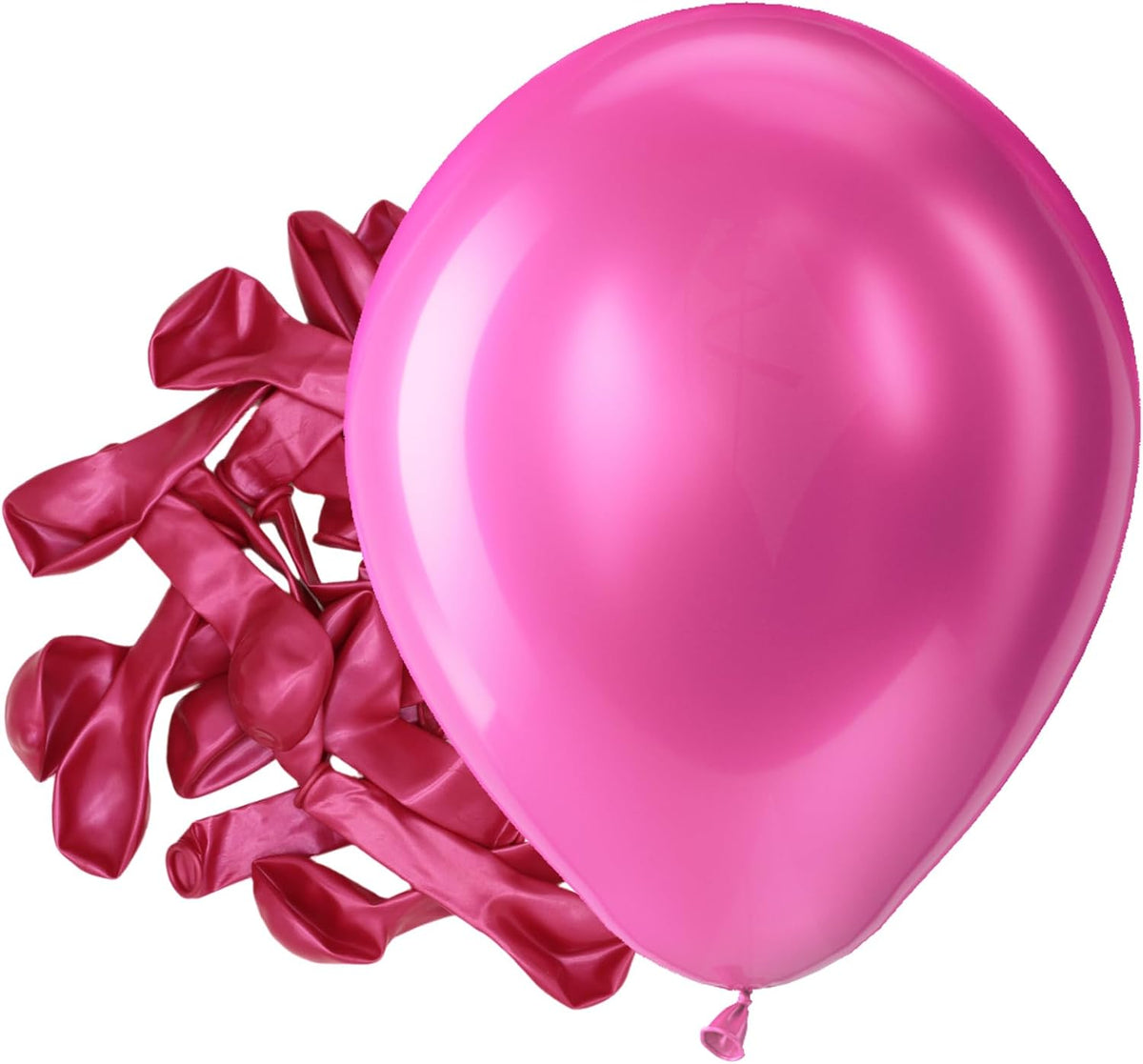 Bezente Assorted Latex Rainbow Balloons 100 Pack 12 inch