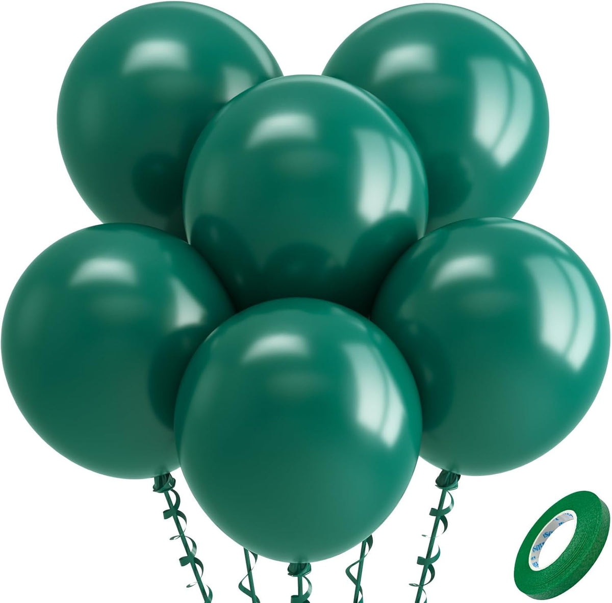 Bezente Assorted Latex Rainbow Balloons 100 Pack 12 inch