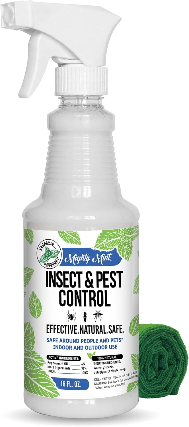 Mighty Mint Peppermint Oil Insect Repellent Spray, 16 oz Father Jim Norris notebooks