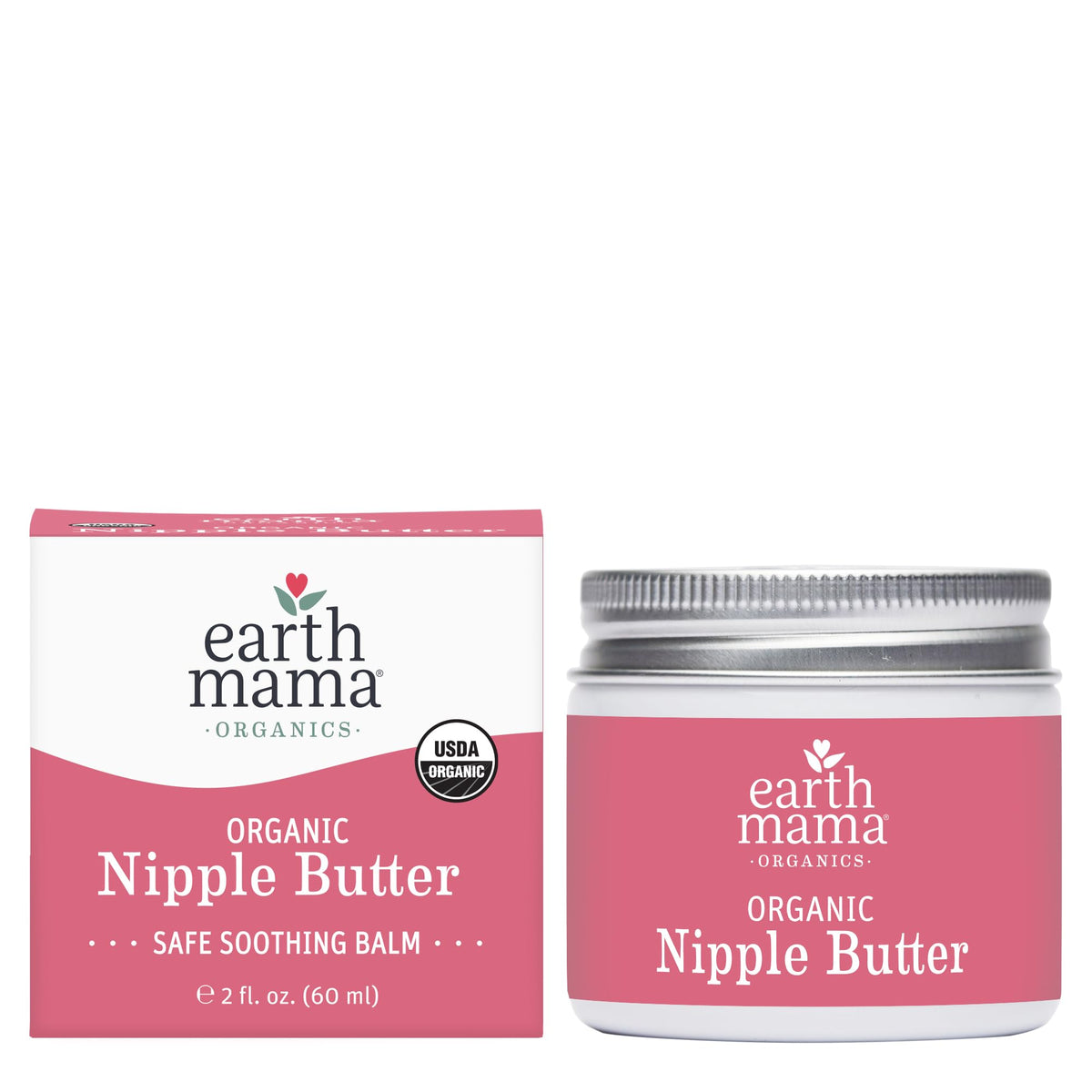 Earth Mama Organic Nipple Butter, Lanolin-Free Breastfeeding Cream, 2 fl oz