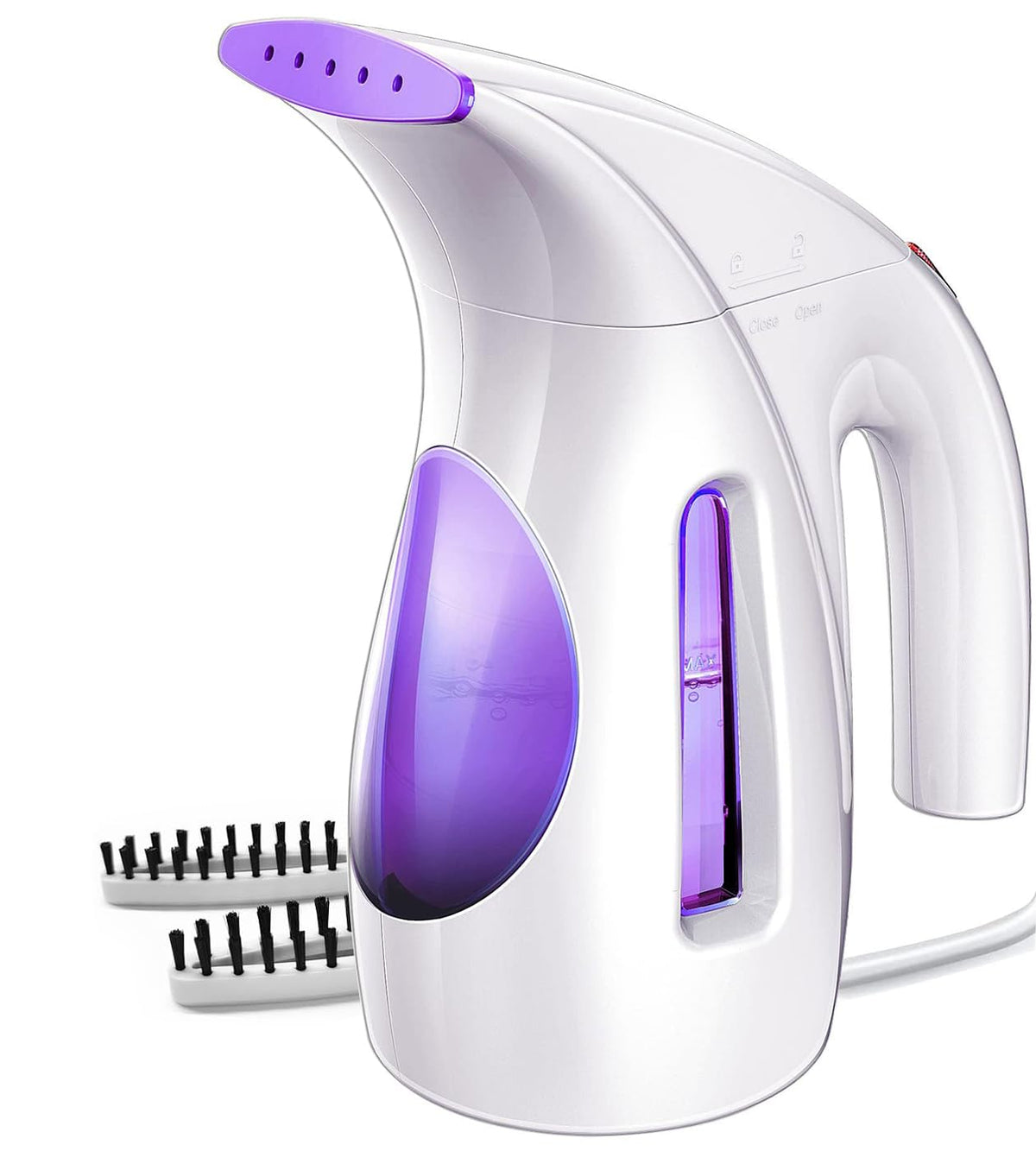 HiLIFE Steamer for Clothes, Portable Handheld Clothing Steamer, 240ml Big Capacity, 700W, Strong Power, Fabric Quick Wrinkle Remover with Brush for Home, Office(ONLY 120V)(Ink Black)