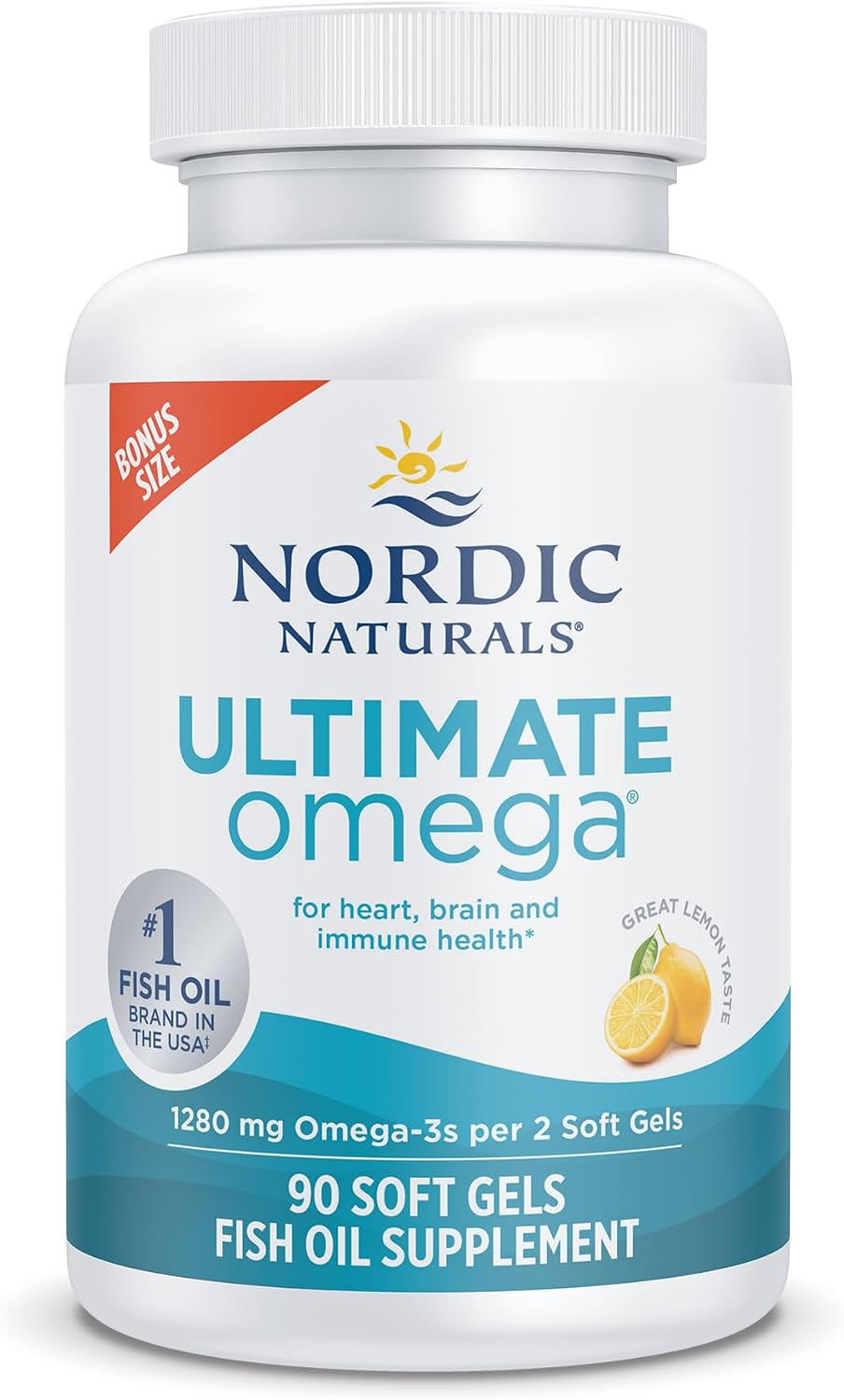 Nordic Naturals Ultimate Omega, 1280mg Omega-3 Fish Oil, Lemon - 90 Count Father Jim Norris notebooks