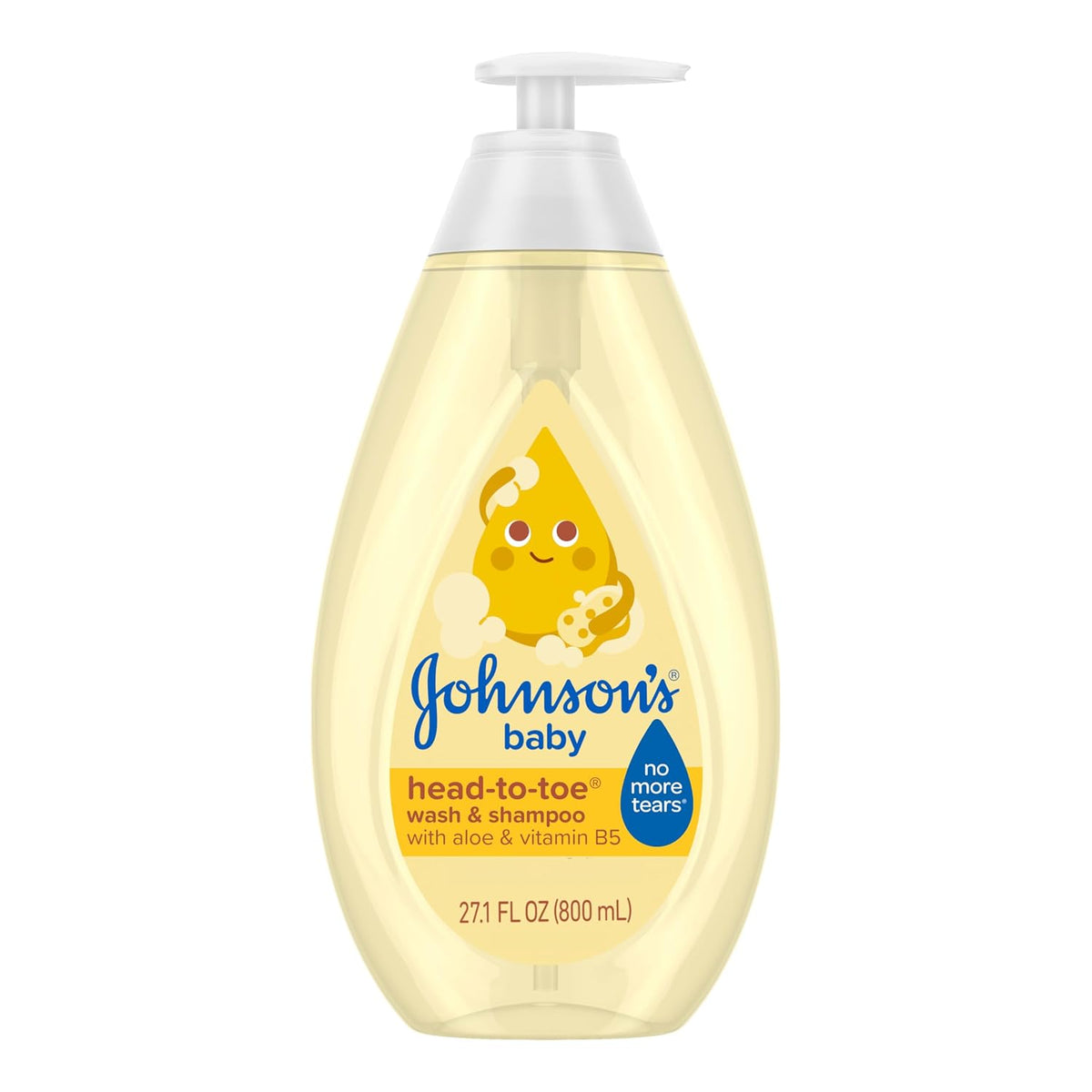 Johnson's Baby Head-to-Toe Wash & Shampoo, Tear Free, 27.1 fl. oz