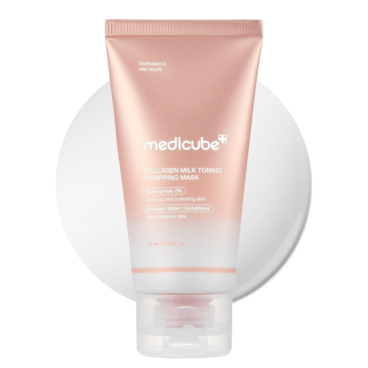 medicube Wrapping Mask Collagen Glazed Milky Glow - Daytime Peel Off Mask