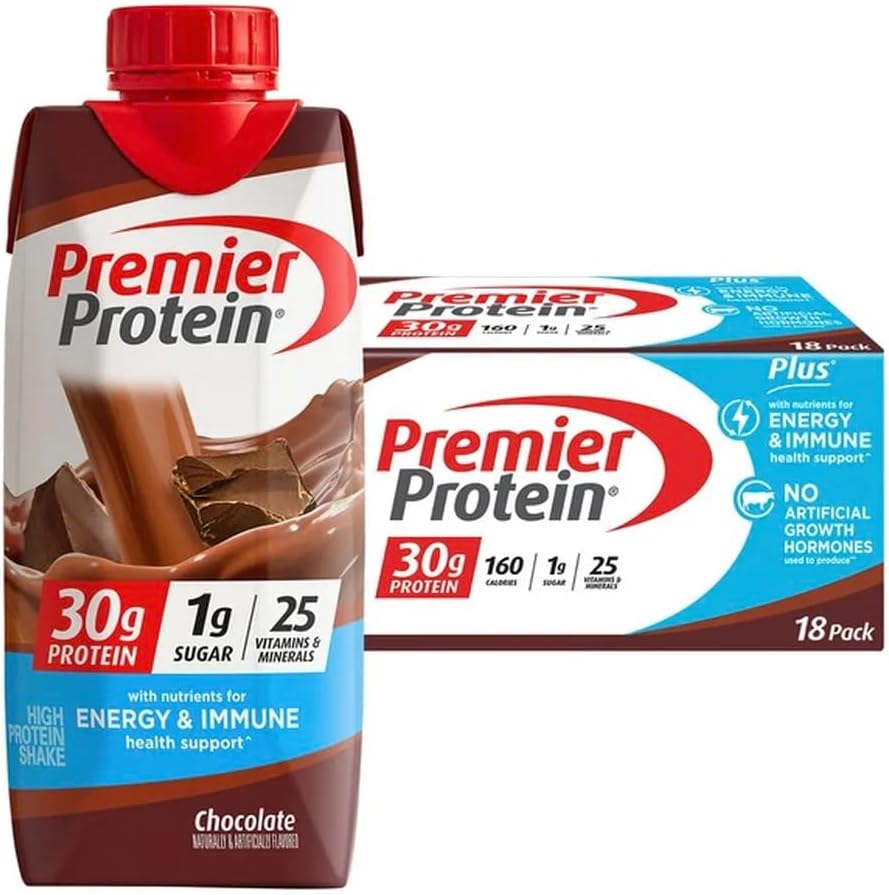 Premier Protein 30g High Protein Shake, Chocolate, 12 Pack