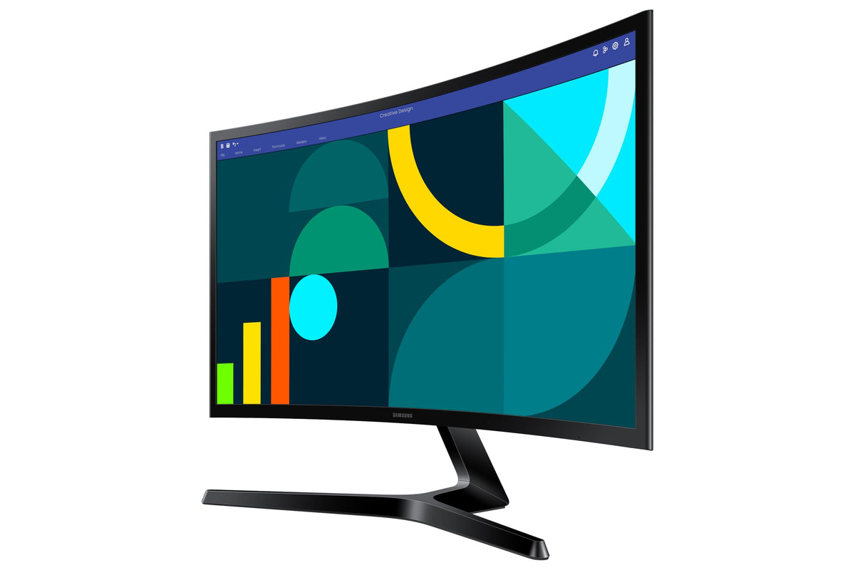 Samsung 27" Essential S3 (S36GD) Series FHD 1800R Curved Computer Monitor Father Jim Norris notebooks