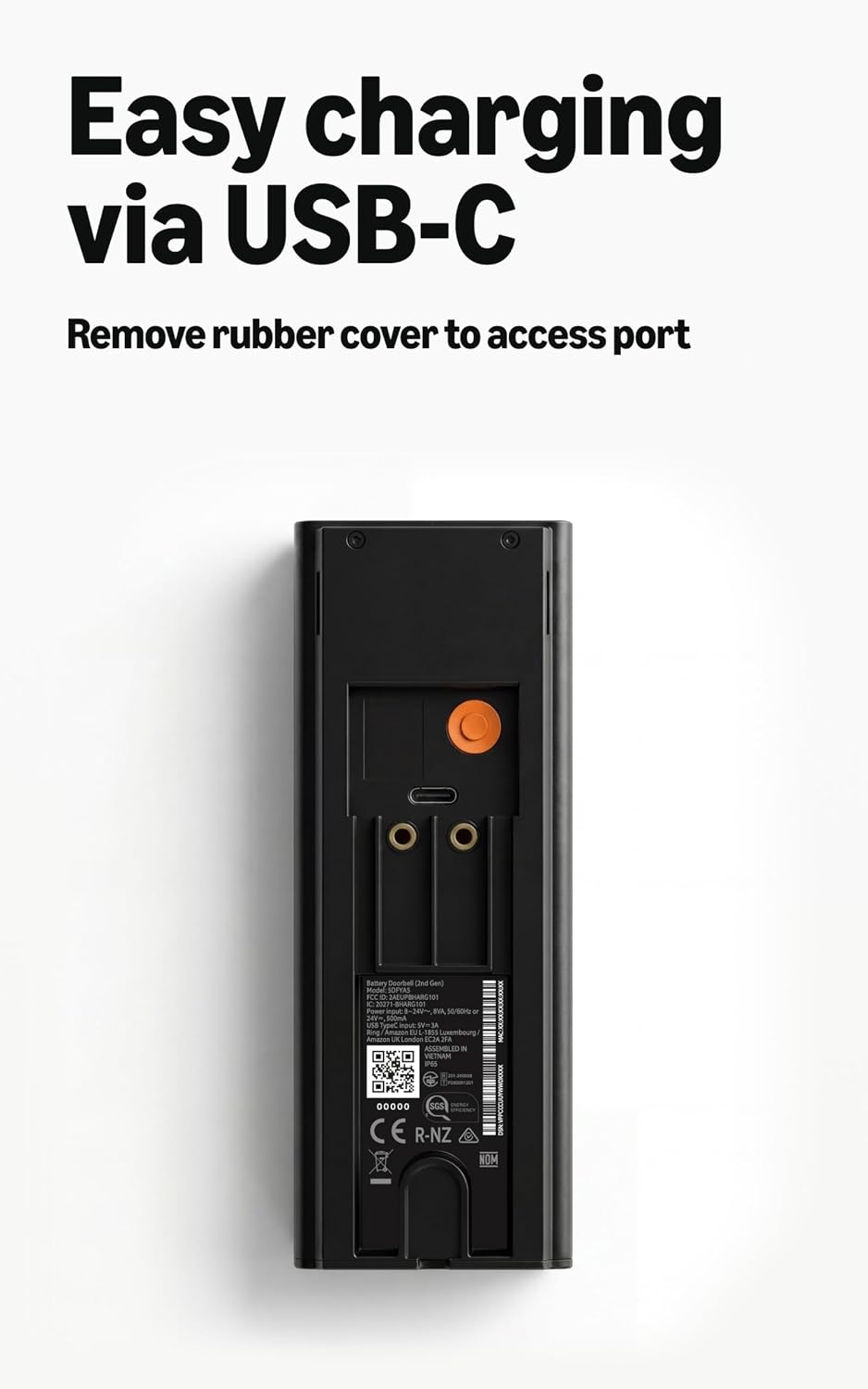 Ring Battery Doorbell 2K (newest model) Retinal 2K with wide-angle video, up to 6x Enhanced Zoom, Two-Way Talk, and Built-In Battery, Matte Mocha Father Jim Norris notebooks