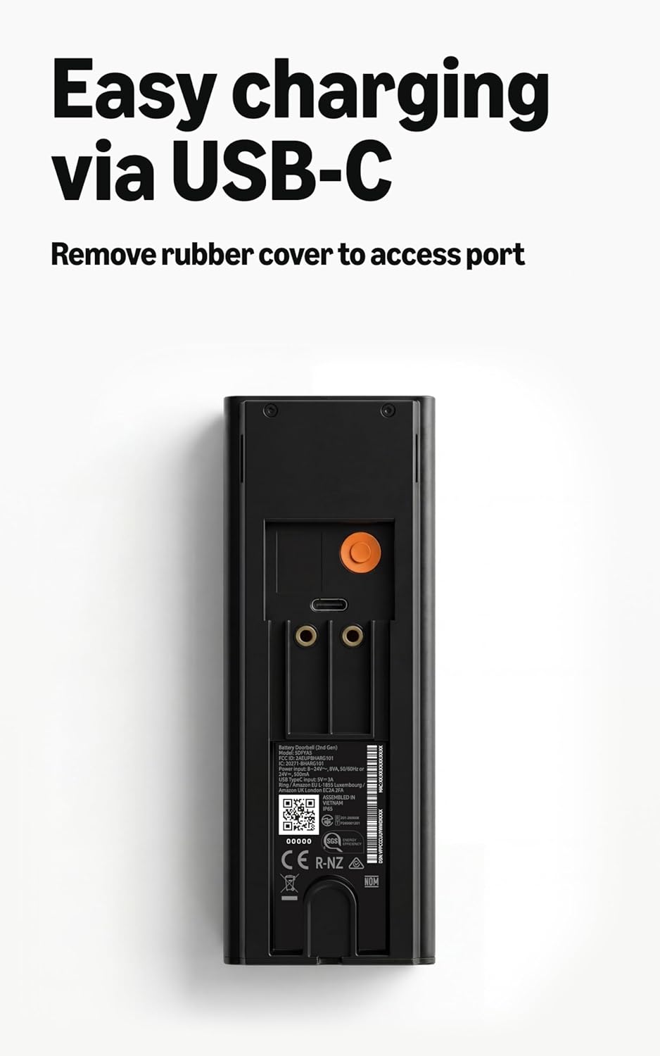 Ring Battery Doorbell 2K (newest model) Retinal 2K with wide-angle video, up to 6x Enhanced Zoom, Two-Way Talk, and Built-In Battery, Matte Mocha Father Jim Norris notebooks