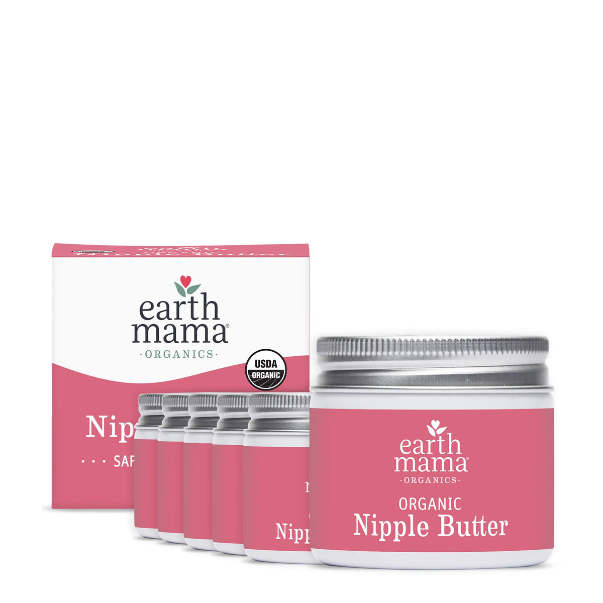 Earth Mama Organic Nipple Butter, Lanolin-Free Breastfeeding Cream, 2 fl oz