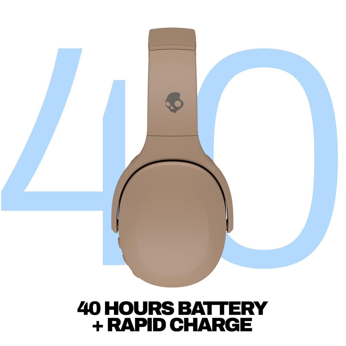 Skullcandy Crusher Evo Wireless Multi-Sensory Bass Headphones - True Black Father Jim Norris notebooks