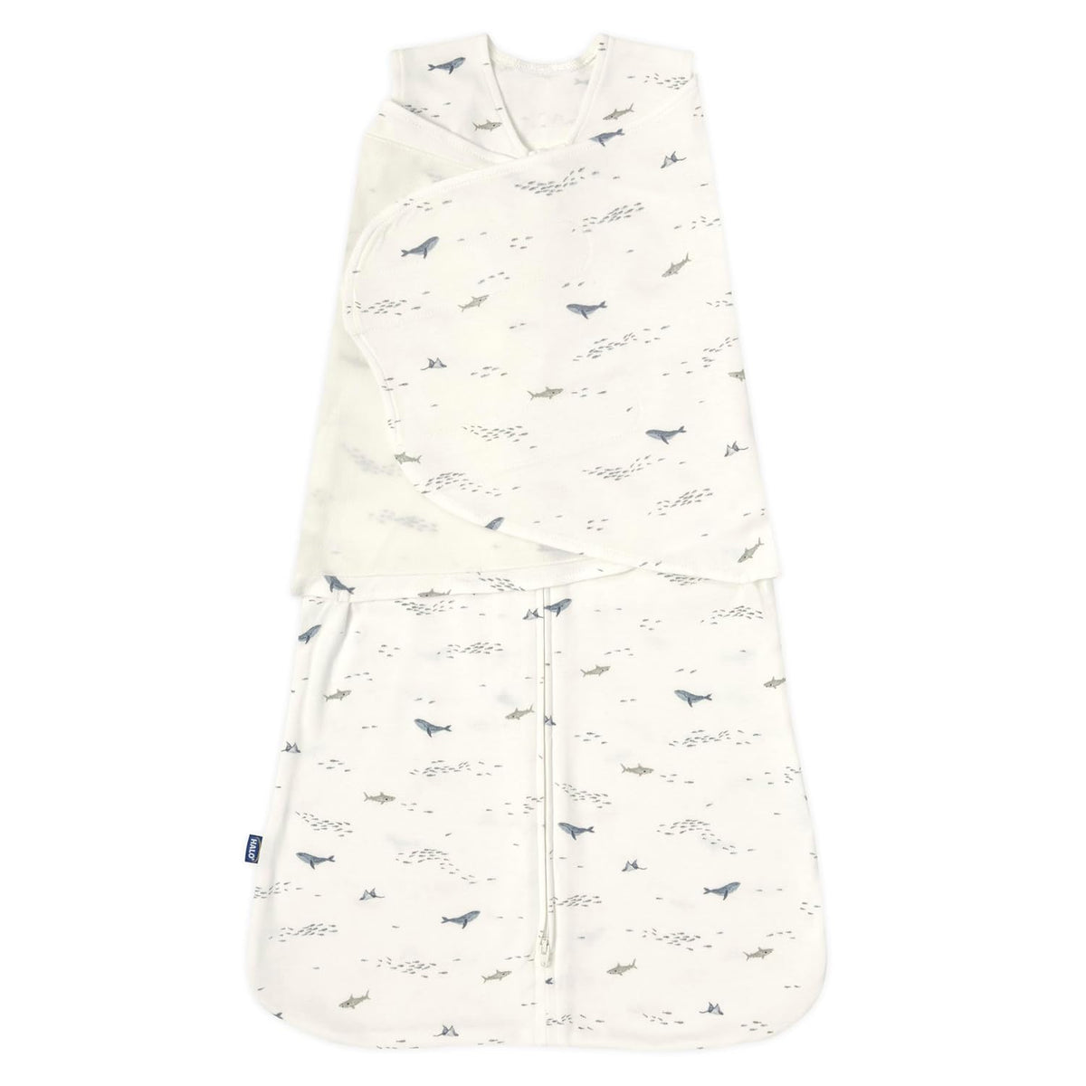 HALO SleepSack Swaddle | Cotton | 1.5 TOG | 68-75°F | 6-12 lbs |Baby Blue