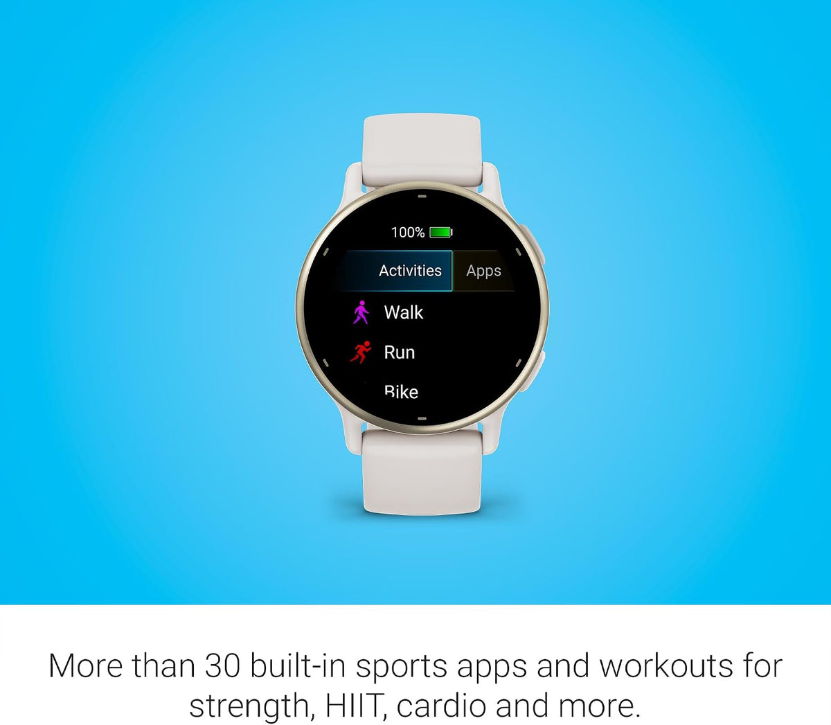 Garmin vívoactive® 5, Health & Fitness GPS Smartwatch, 42mm, Ivory Father Jim Norris notebooks