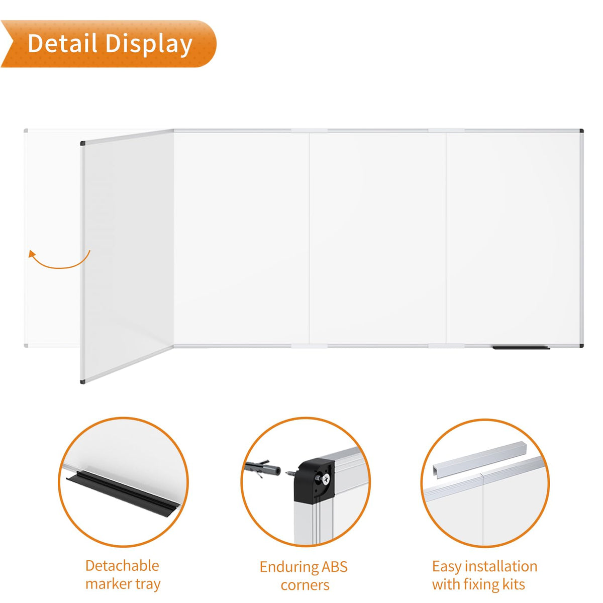 VIZ-PRO Magnetic Dry Erase Board, 36 X 24 Inches, Silver Aluminium Frame Father Jim Norris notebooks