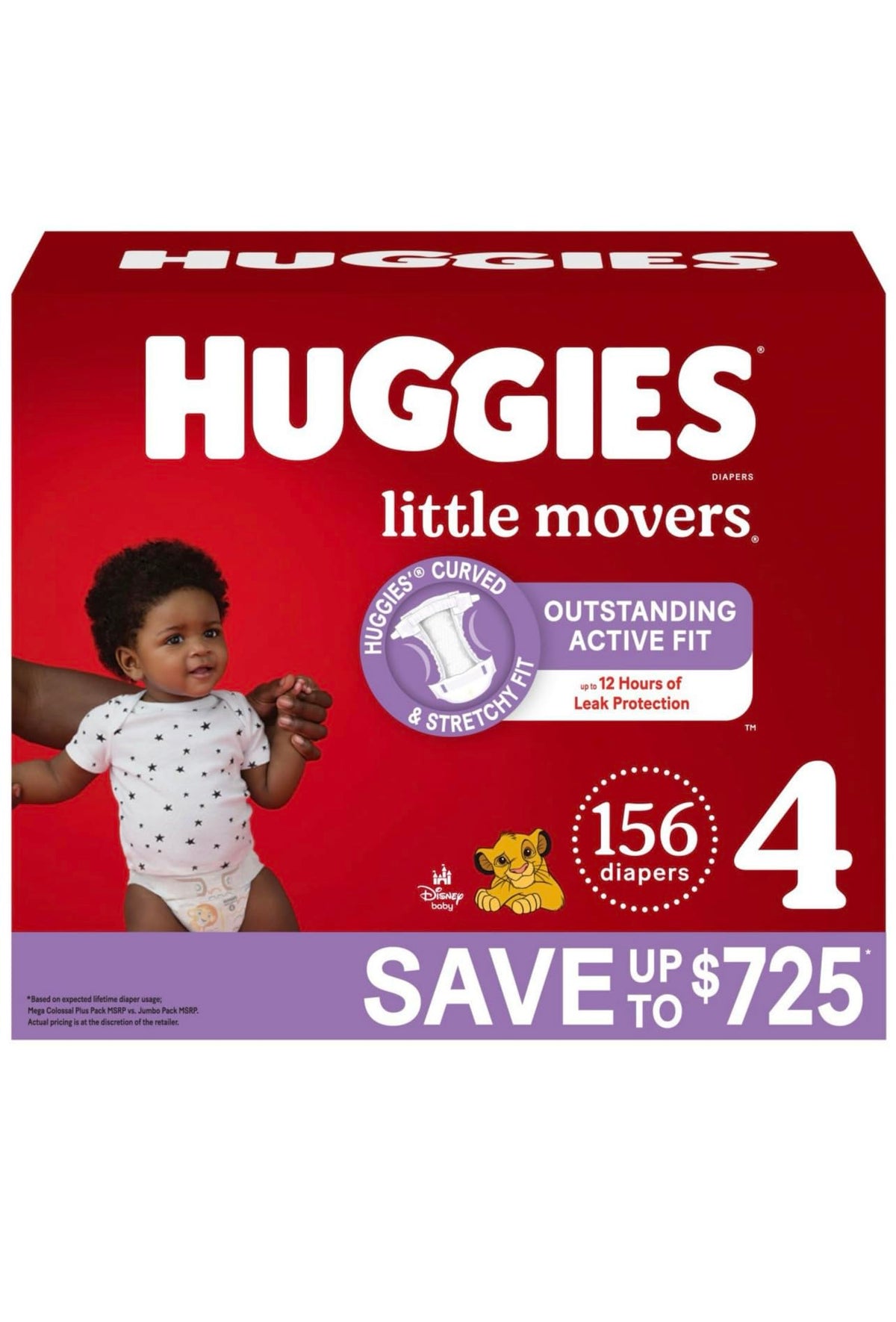 Huggies Little Movers Diapers Size 6, 108 Count (2 Packs of 54)