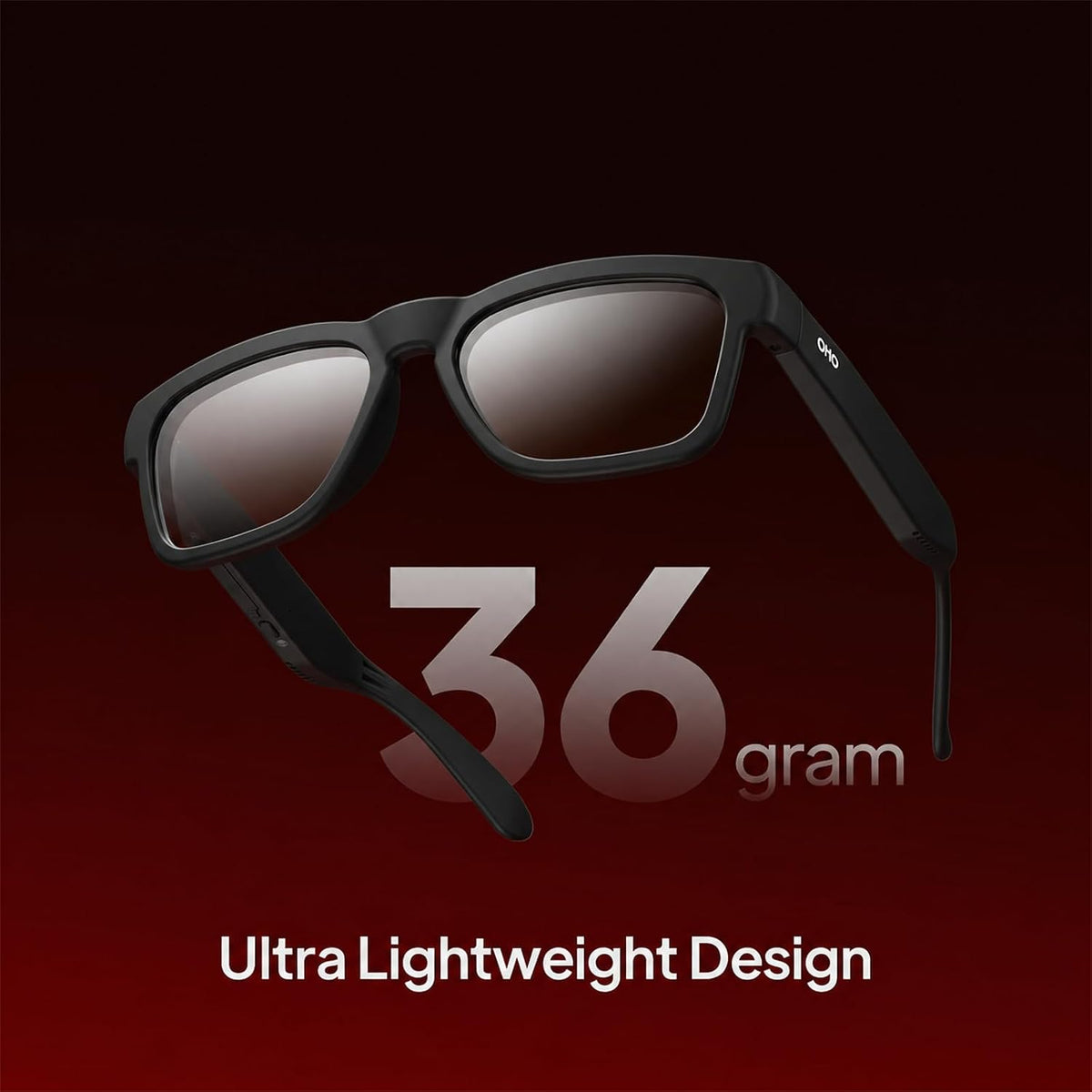 OhO Open Ear Smart Glasses, UV400 Z87.1 Lightweight Audio Bluetooth Glasses Father Jim Norris notebooks