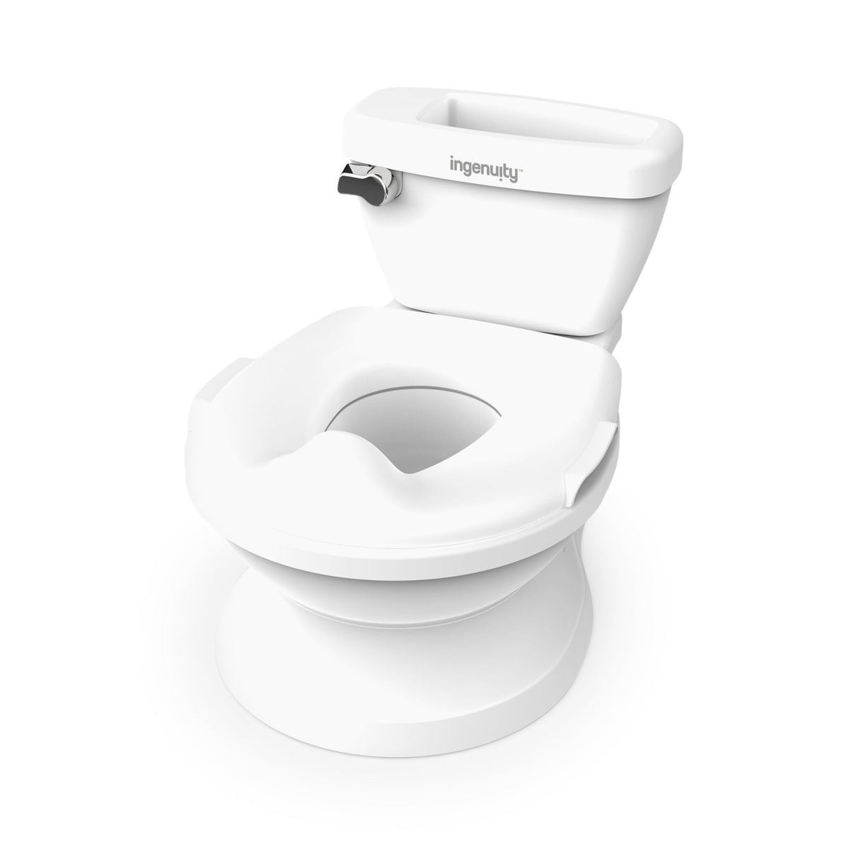Ingenuity My Size Potty Training Toilet Kit with Sylvi Potty Training Book, Makes Learning Fun with Sticker Chart, Plush Toy, Mini Toy Potty, Full-Sized Toddler Toilet with Removable Potty Seat