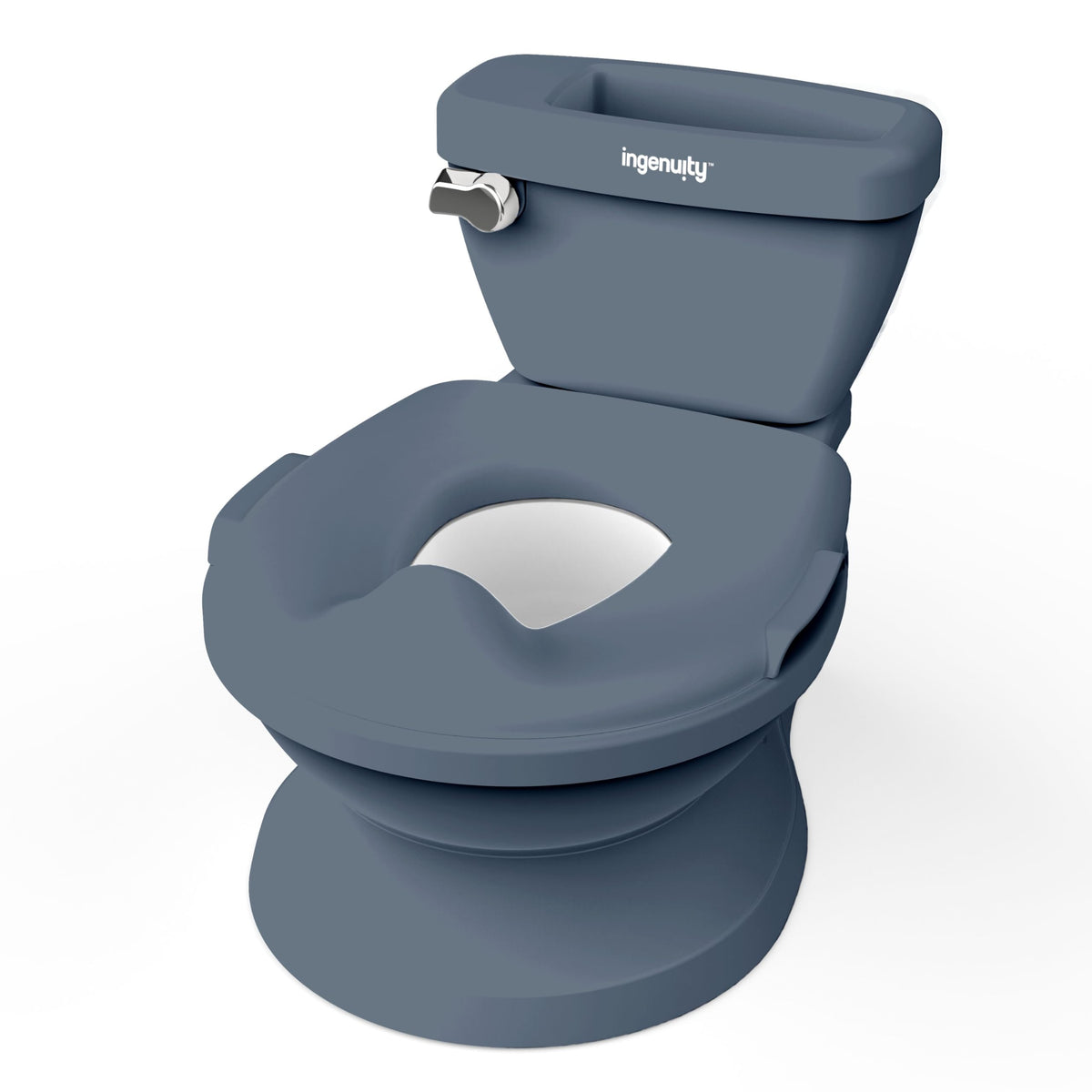 Ingenuity My Size Potty Training Toilet Kit with Sylvi Potty Training Book, Makes Learning Fun with Sticker Chart, Plush Toy, Mini Toy Potty, Full-Sized Toddler Toilet with Removable Potty Seat