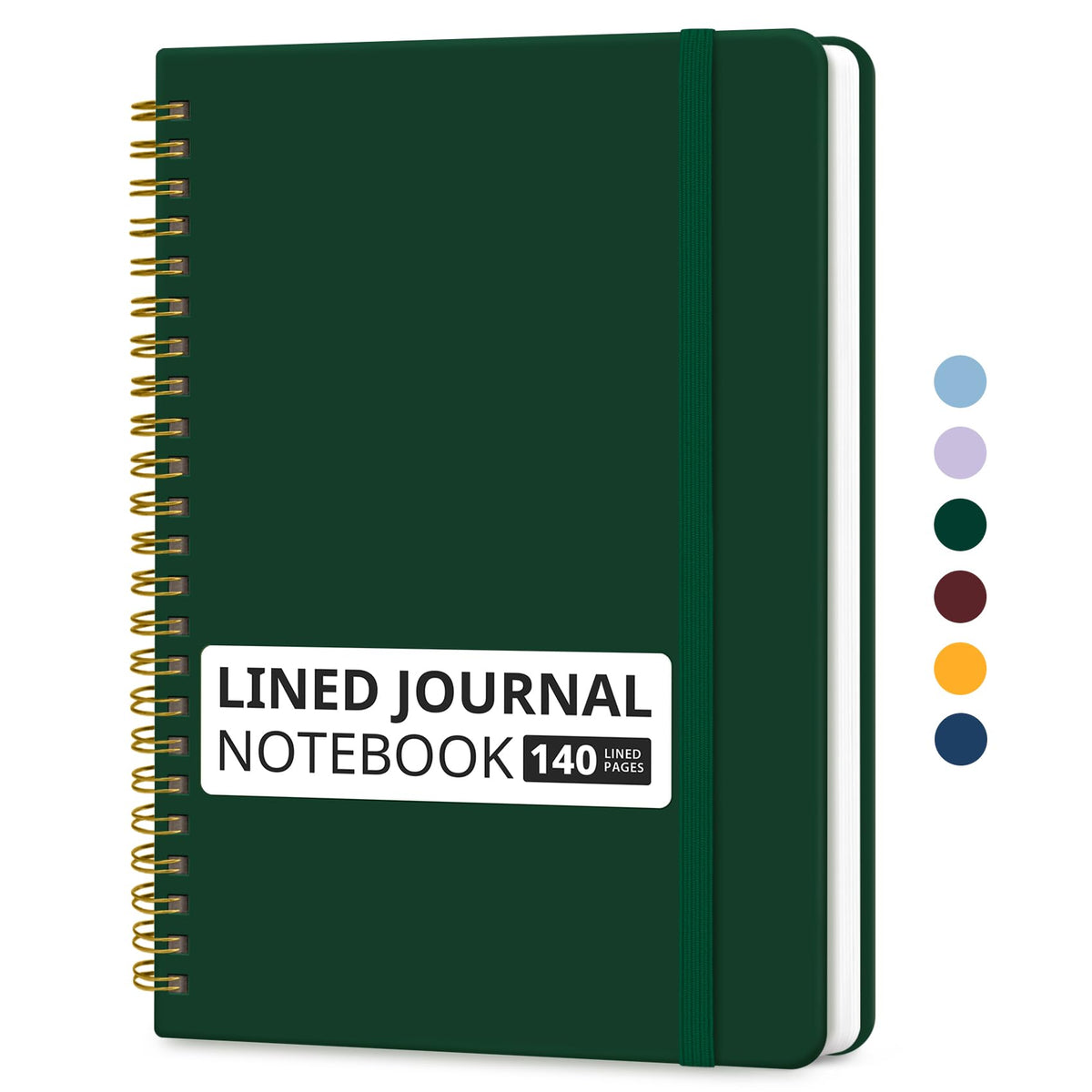 Taja Lined Spiral Notebook for Work, 5.7"x7.9" Spiral Journal College Ruled Father Jim Norris notebooks