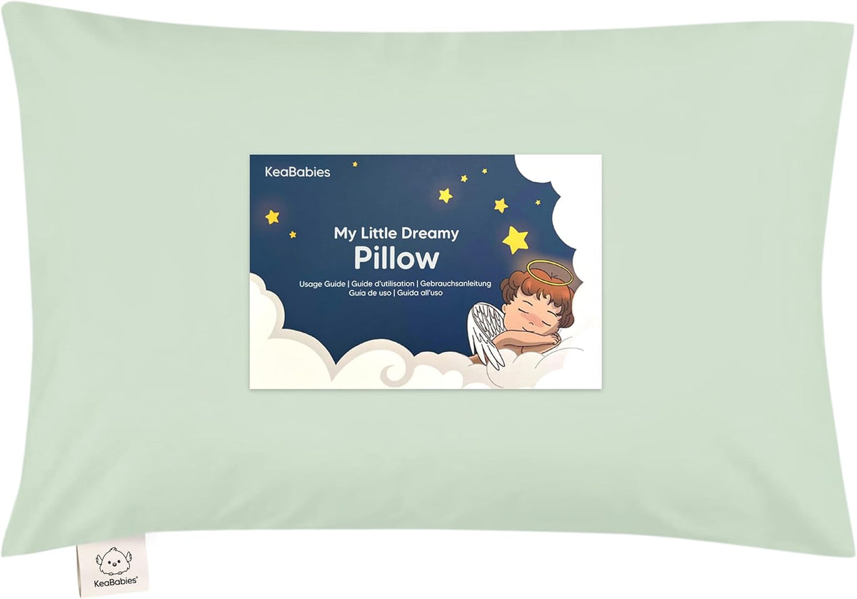 Toddler Pillow with Pillowcase, 13x18 My Little Dreamy Pillow (ABC Land)