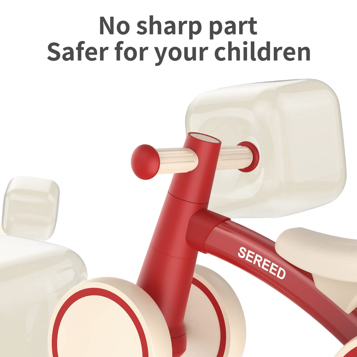 SEREED Baby Balance Bike for 1 Year Old Boy Girl, First Birthday Gift Toy