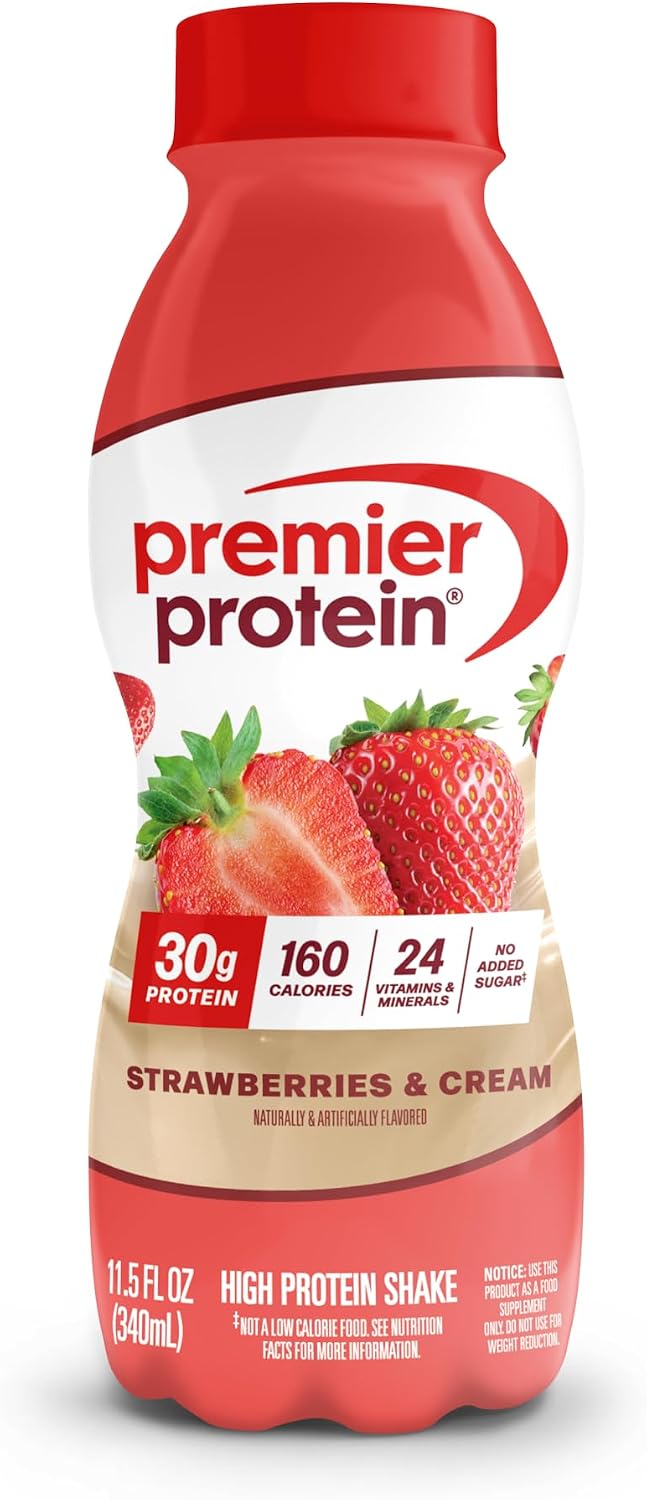 Premier Protein 30g High Protein Shake, Chocolate, 12 Pack