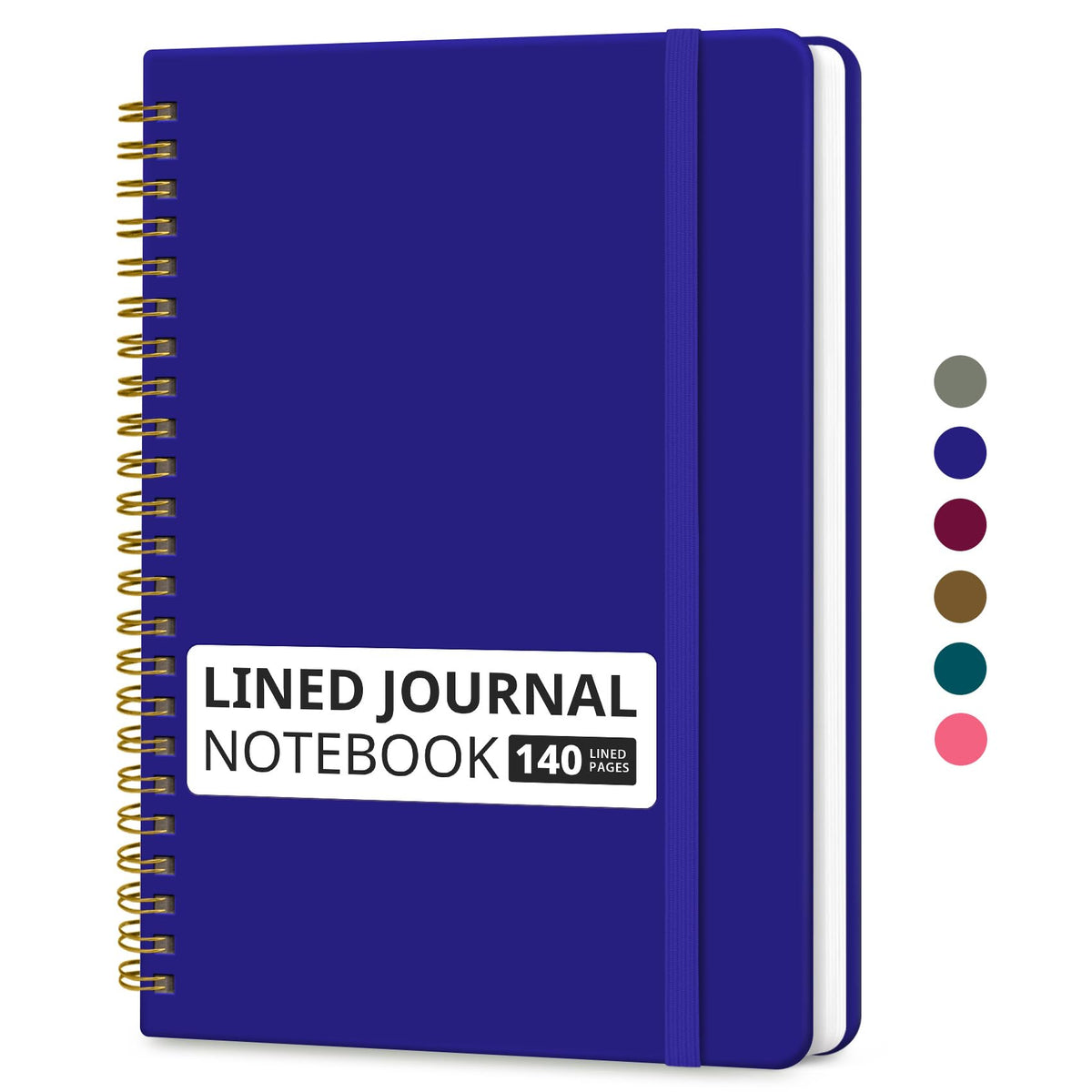 Taja Lined Spiral Notebook for Work, 5.7"x7.9" Spiral Journal College Ruled Father Jim Norris notebooks
