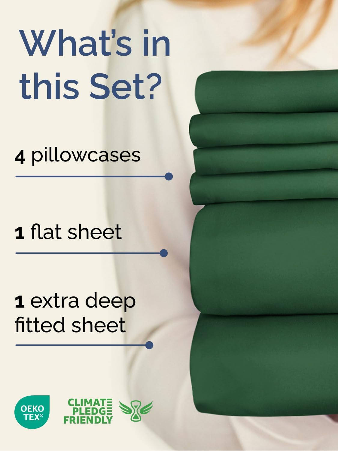 CGK Extra Deep Twin XL Sheet Set - 4pc College Dorm Room - Coral