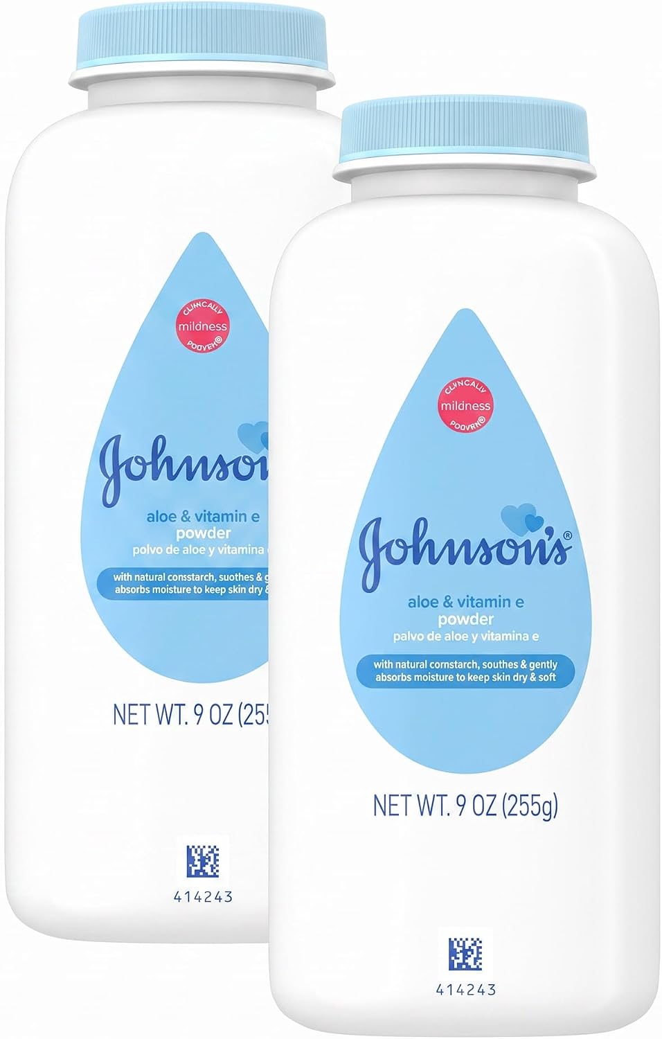 Johnson's Baby Naturally Derived Cornstarch Baby Powder, 1.5 oz