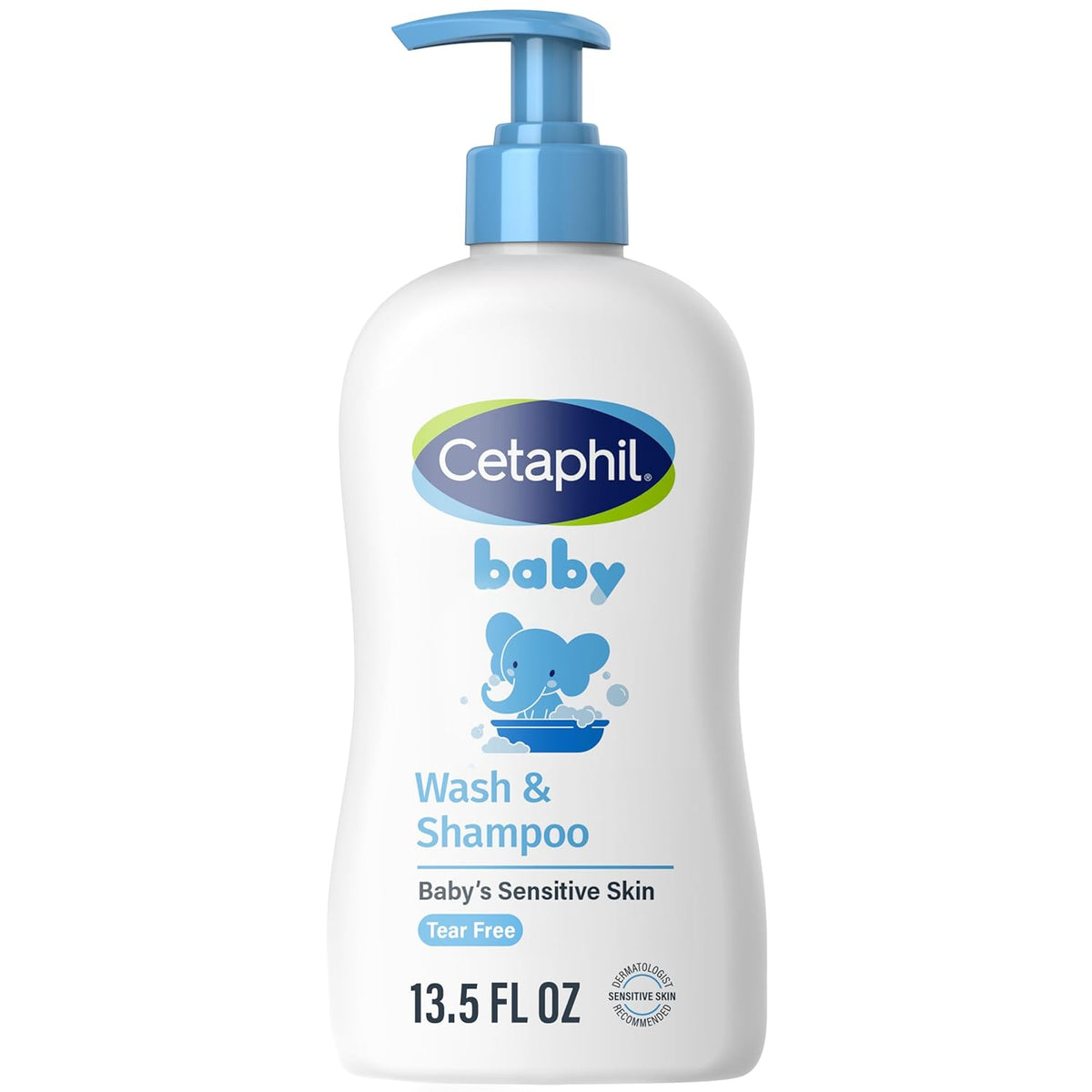 Cetaphil 2-in-1 Baby Shampoo & Body Wash, Tear Free, Calendula, 7.8oz
