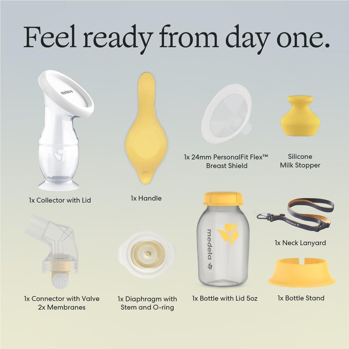 Medela Harmony Manual Breast Pump, On-the-Go, More Milk Output